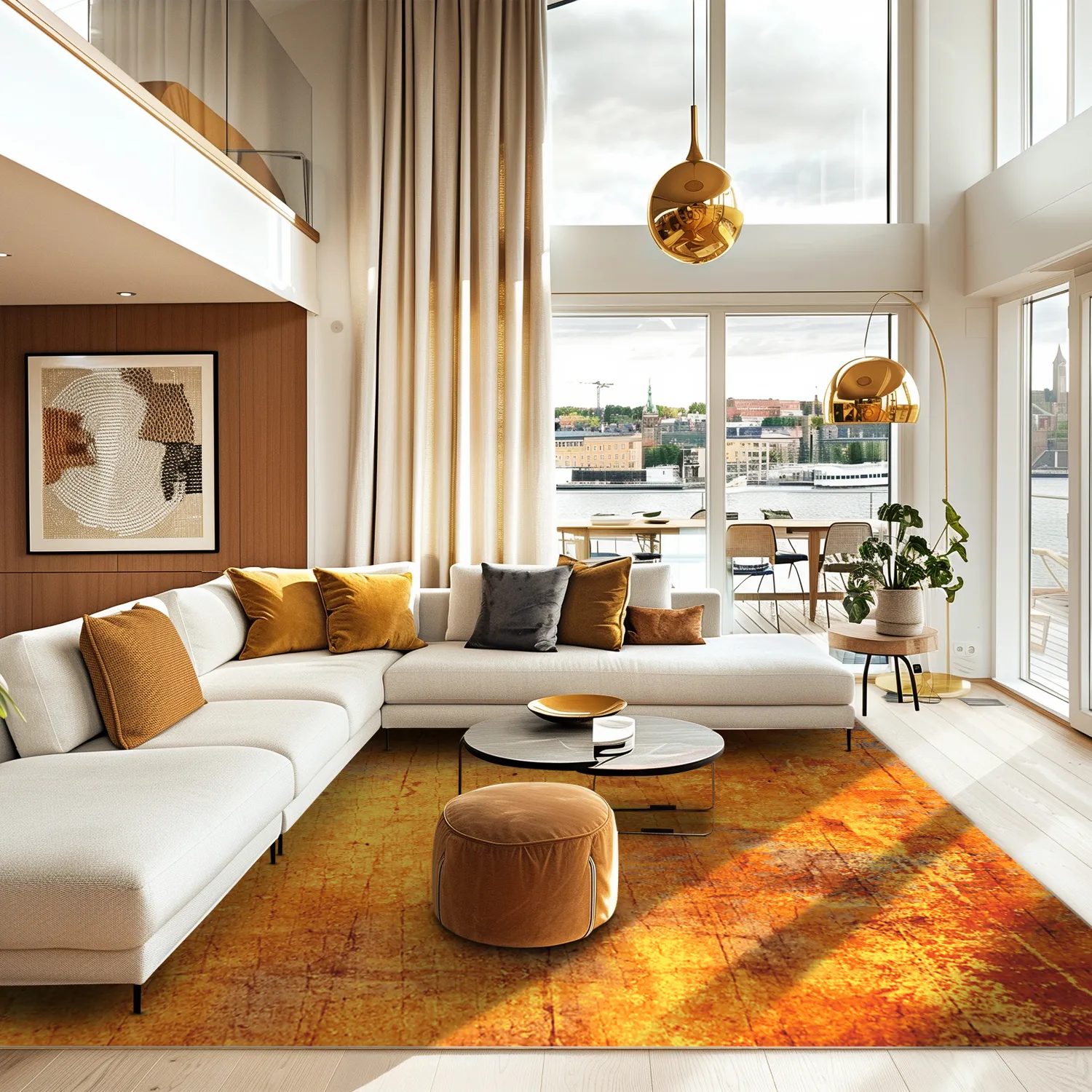 Wilton-Teppich - Cesano (orange)