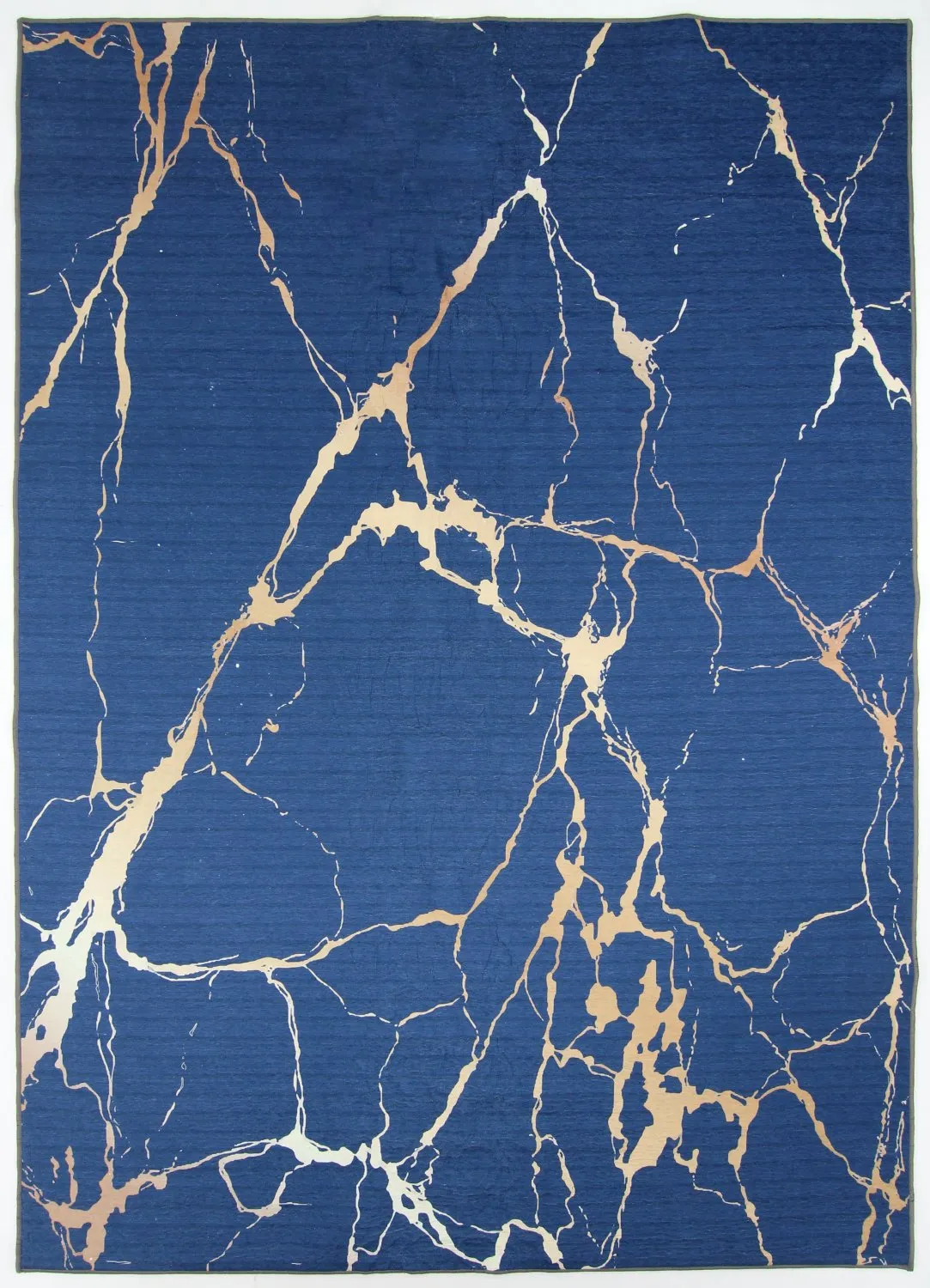 Wilton-Teppich - Cesina (blau/gold)