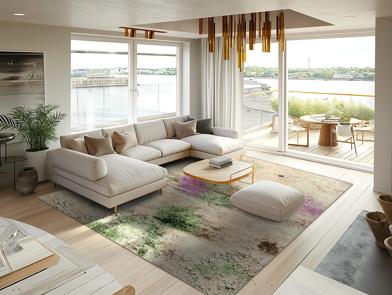 Wilton-Teppich - Dimos (beige/multi)