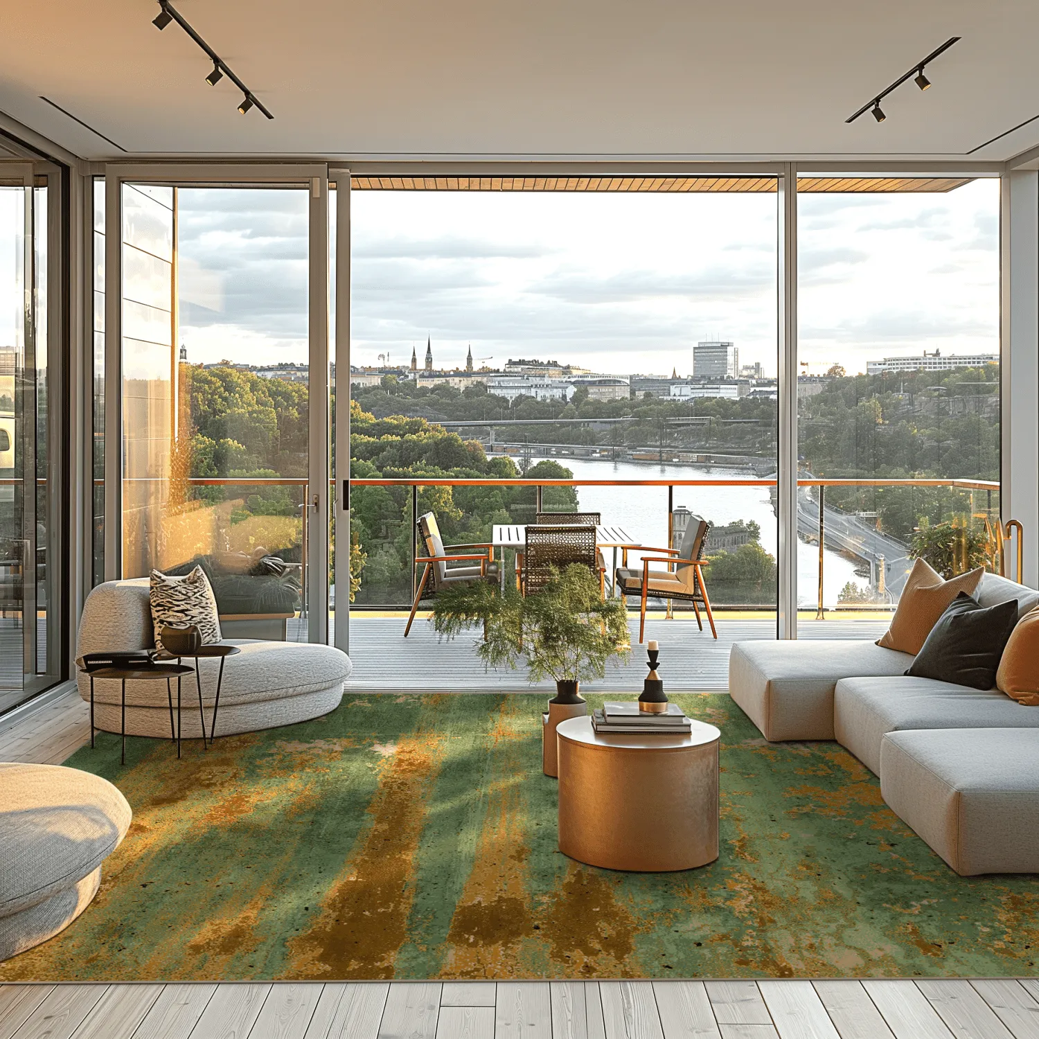 Tapis Wilton - Domont (vert)