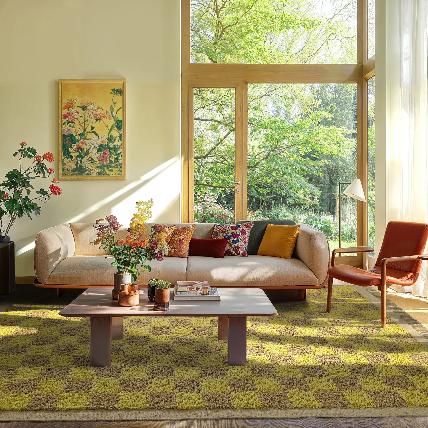 Hochflorteppiche - Elsey Natural Cotton Shaggy (gelb/beige)