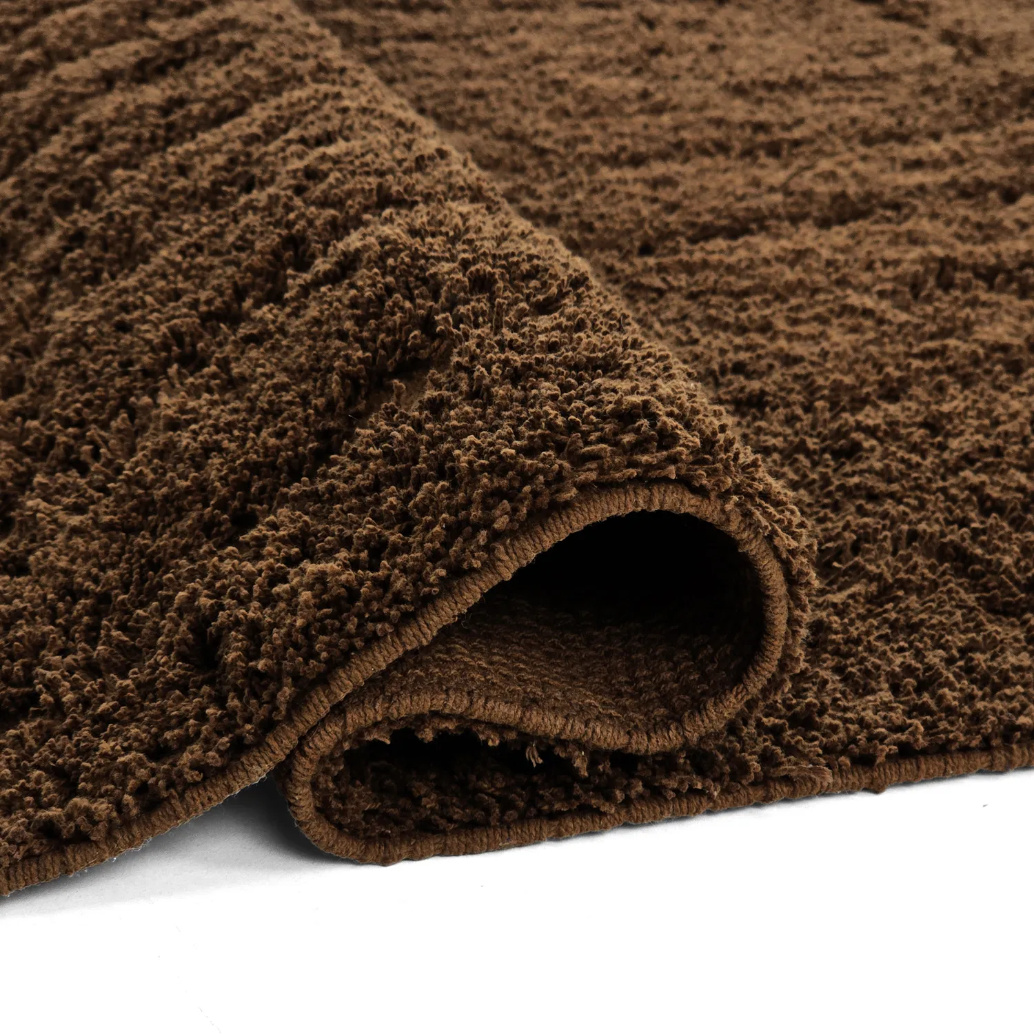Hochflorteppiche - Farley Natural Cotton Shaggy (braun)
