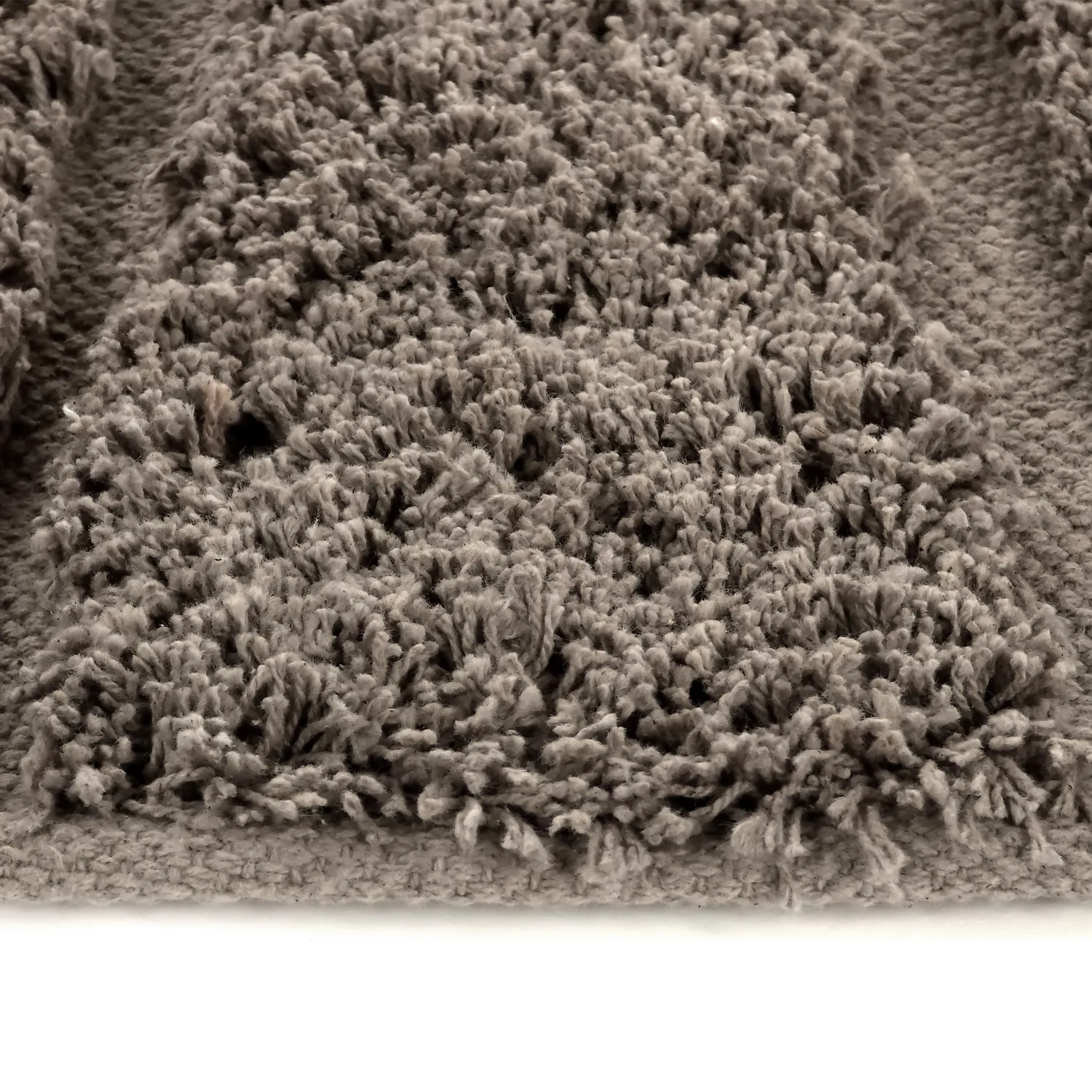 Runde Teppiche - Farley Natural Cotton Shaggy (taupe)