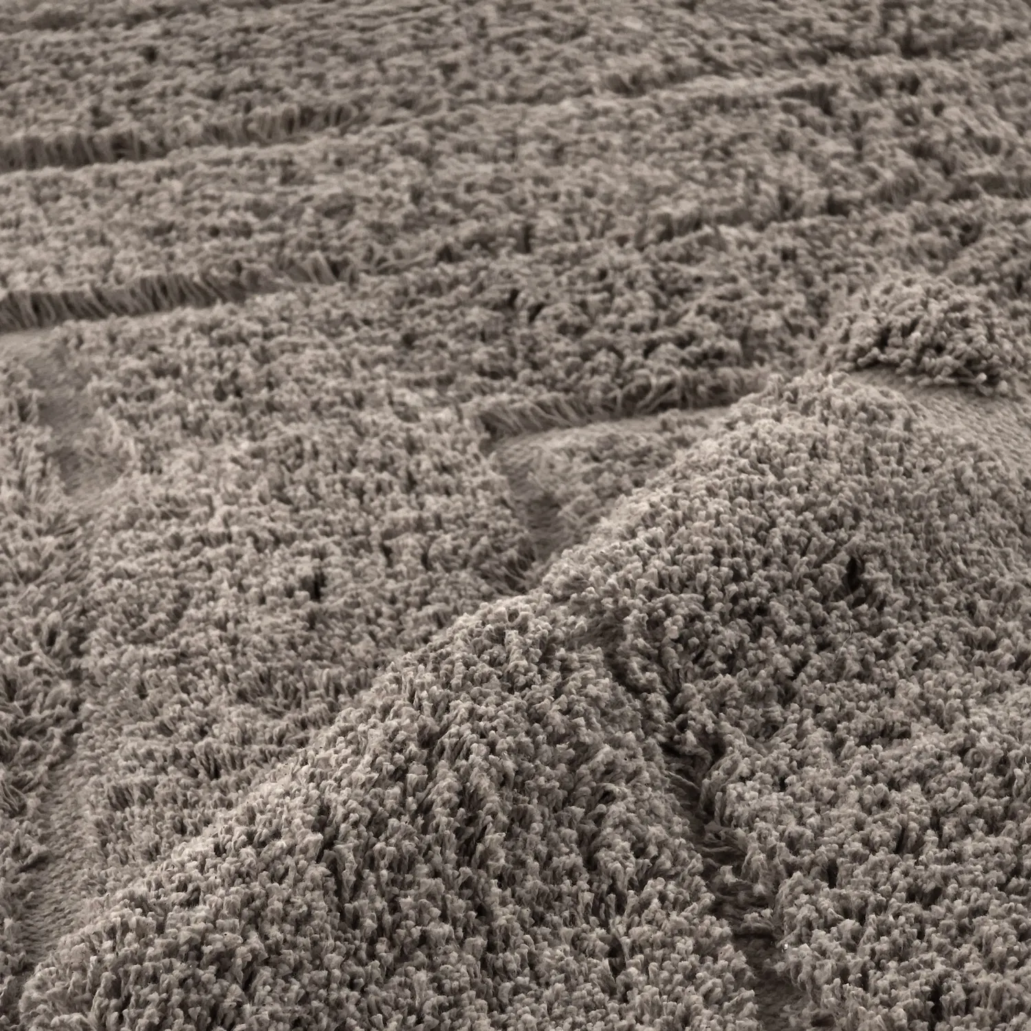 Tapis à poils longs - Farley Natural Cotton Shaggy (taupe)
