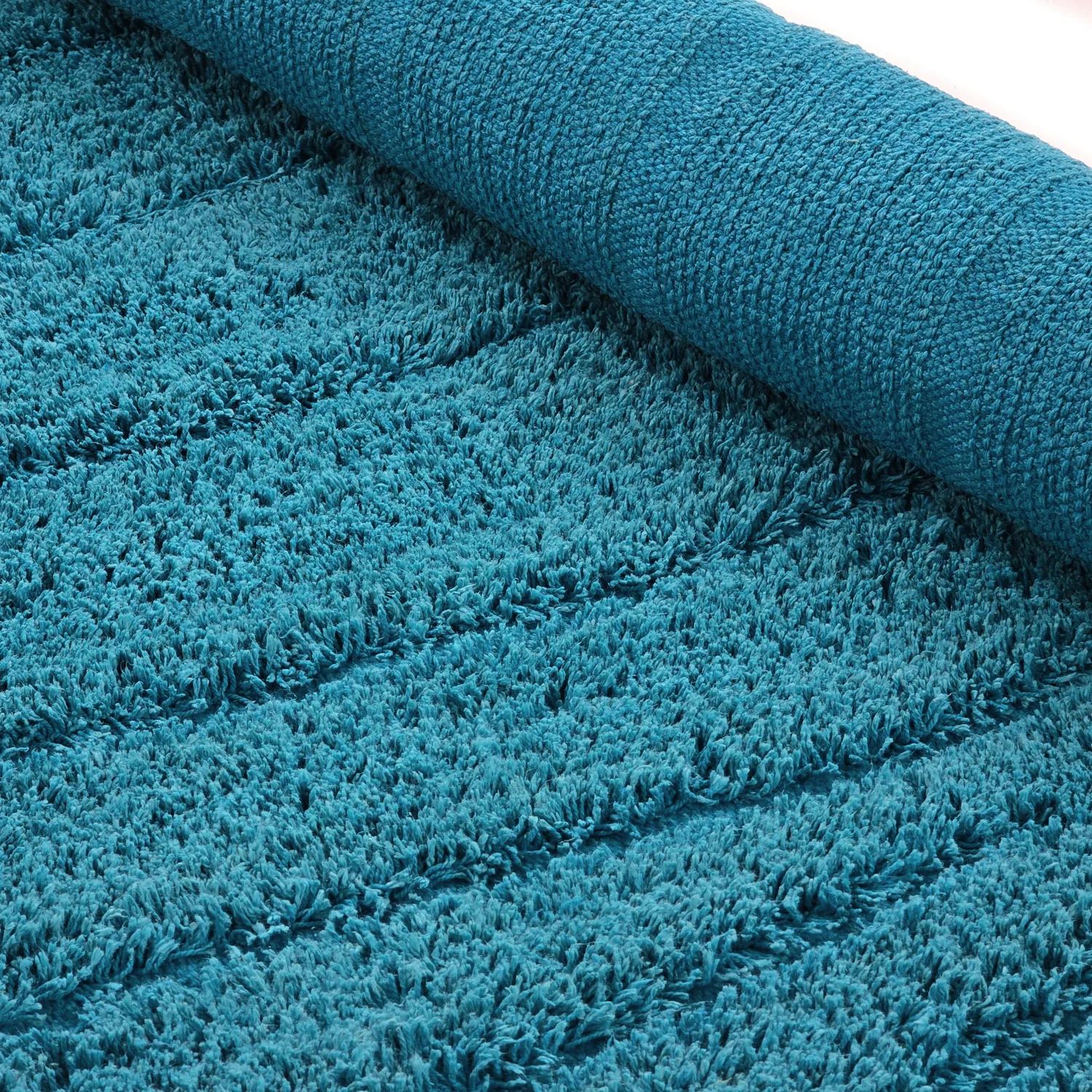 Tapis rond - Farley Natural Cotton Shaggy (turkizna)