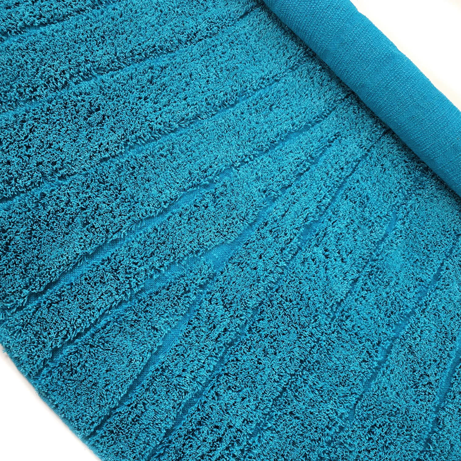 Tapis rond - Farley Natural Cotton Shaggy (turkizna)