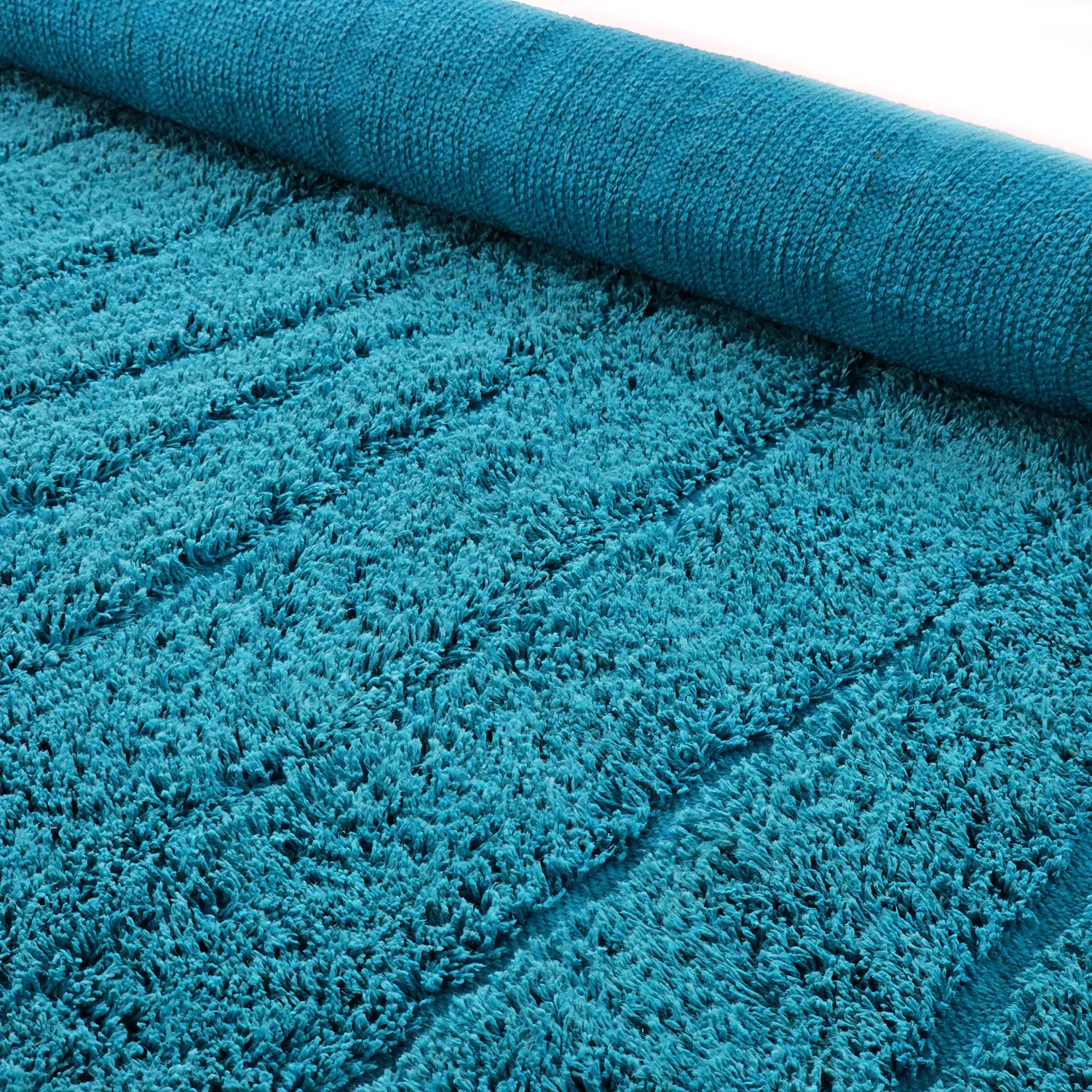 Tapis rond - Farley Natural Cotton Shaggy (turkizna)