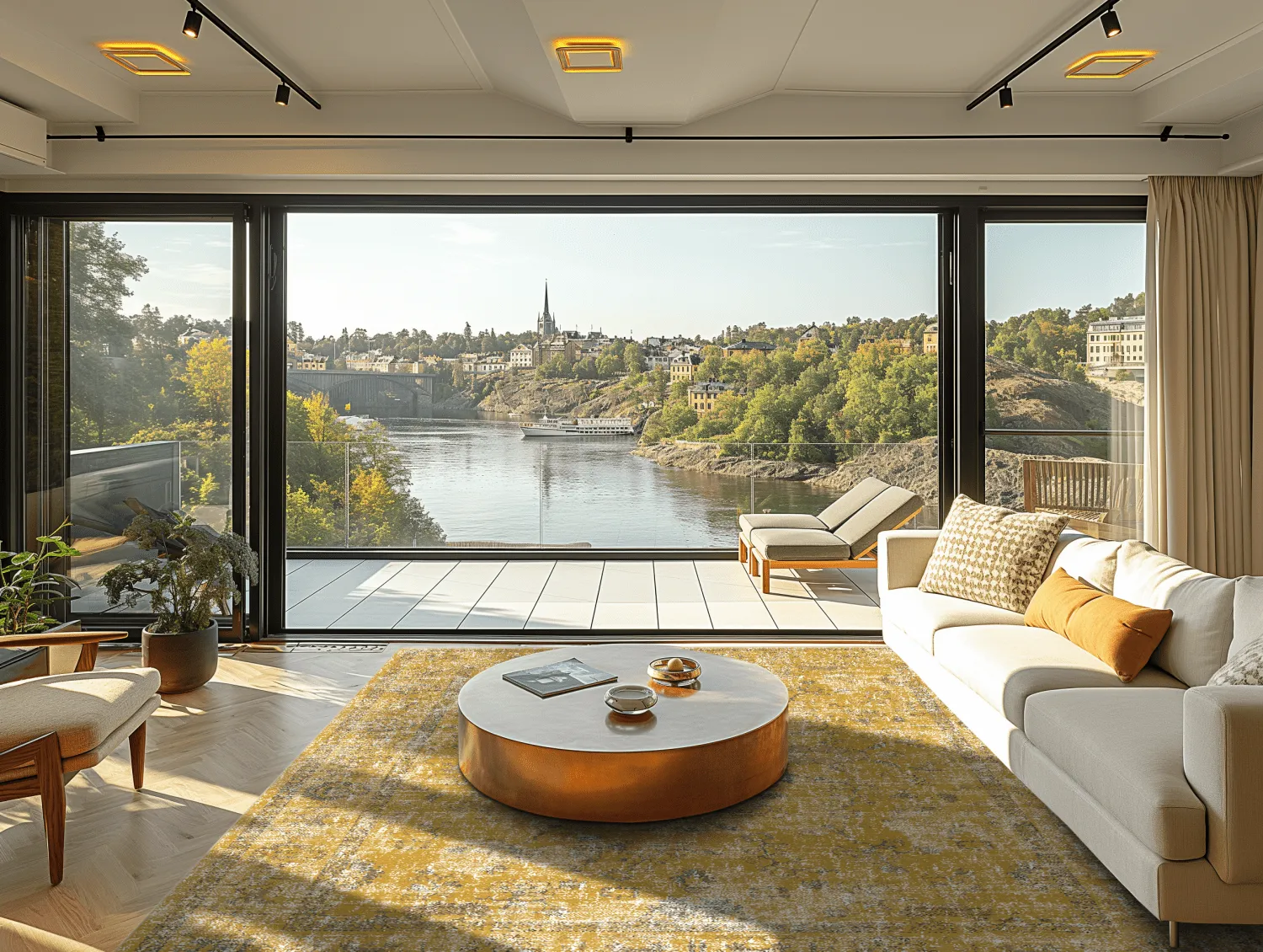 Wilton-Teppich - Gombalia (gelb)