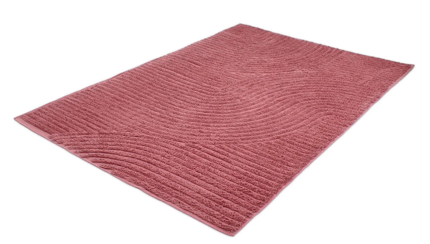 Hochflorteppiche - Halo Natural Cotton Shaggy (rot)