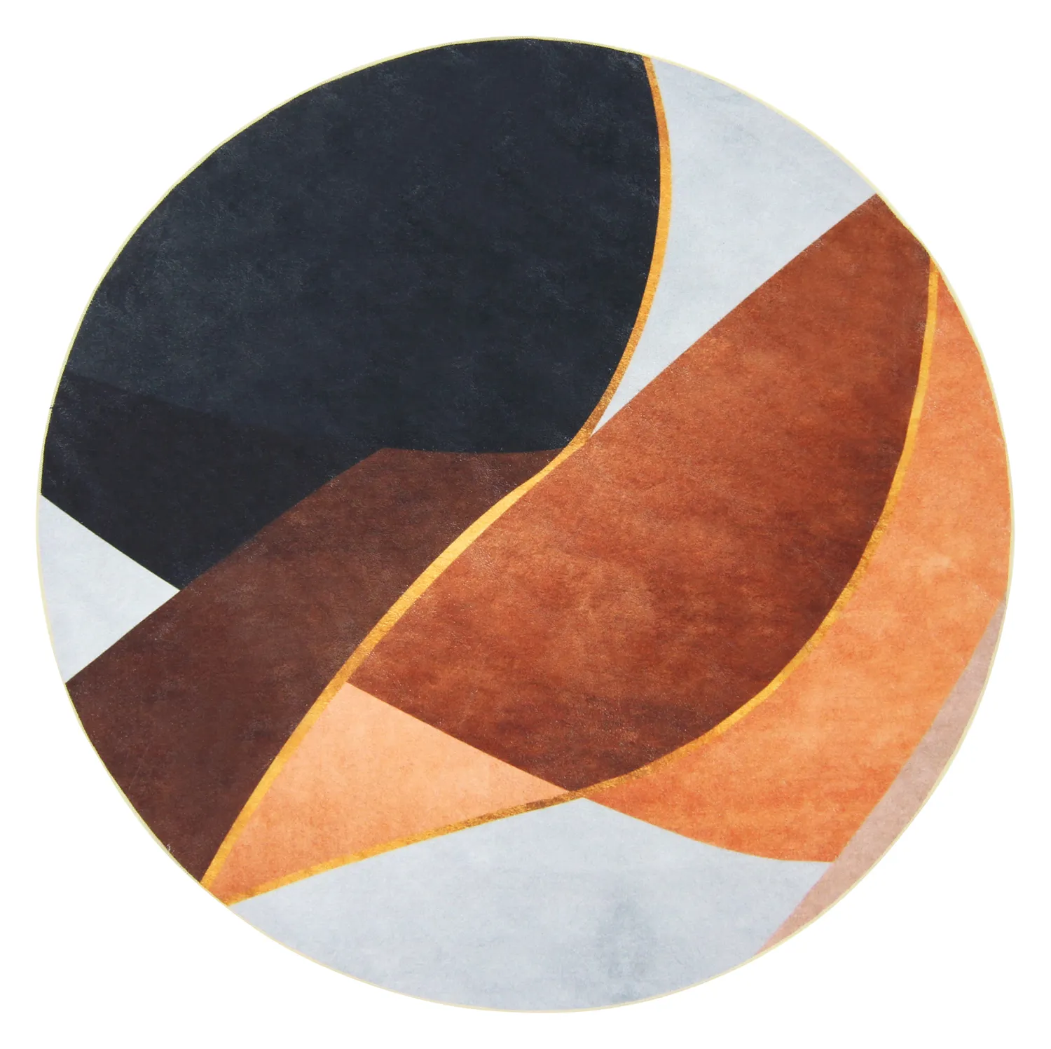 Runde Teppiche - Hazel (orange/multi)