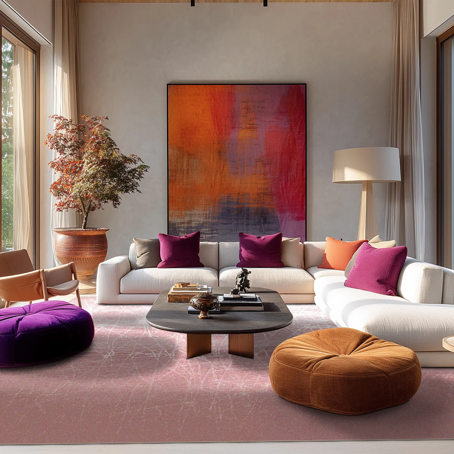 Wilton-Teppich - Jervis (rosa)