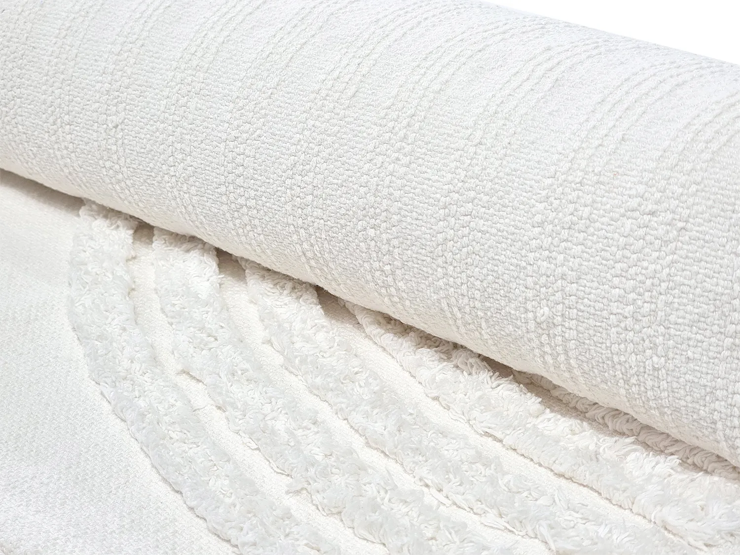 Hochflorteppiche - Jovie Natural Cotton Shaggy (offwhite)