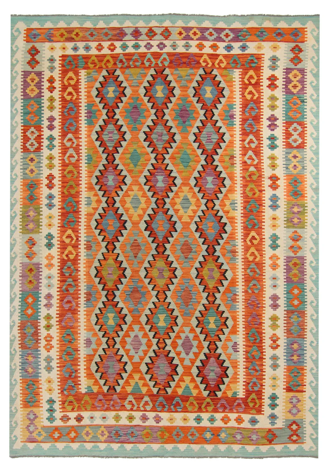 Orientalischer Kelim-Teppich 296 x 208 cm