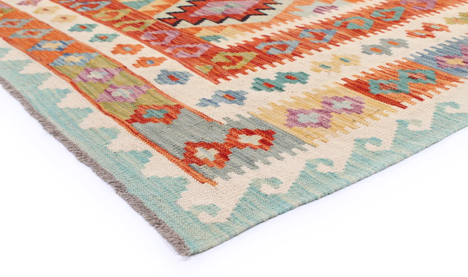 Orientalischer Kelim-Teppich 296 x 208 cm