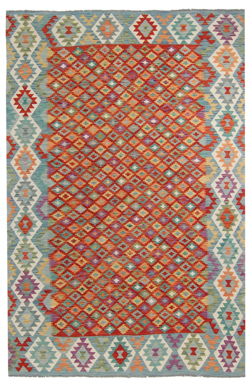 Orientalischer Kelim-Teppich 306 x 202 cm