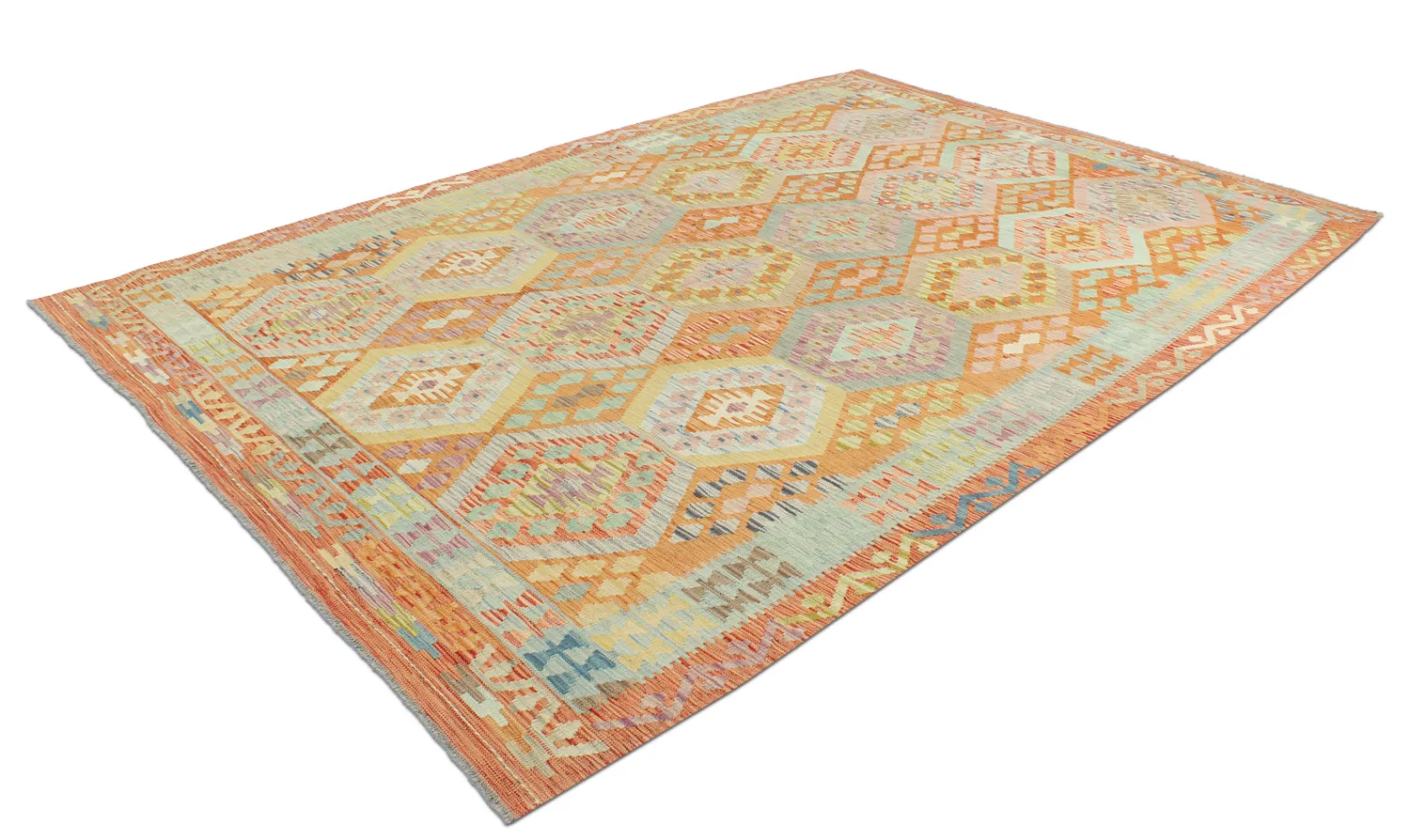 Orientalischer Kelim-Teppich 304 x 208 cm