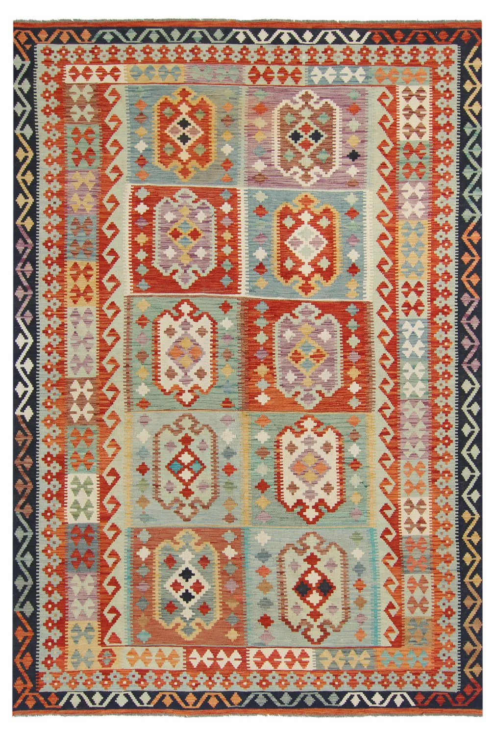 Orientalischer Kelim-Teppich 291 x 199 cm