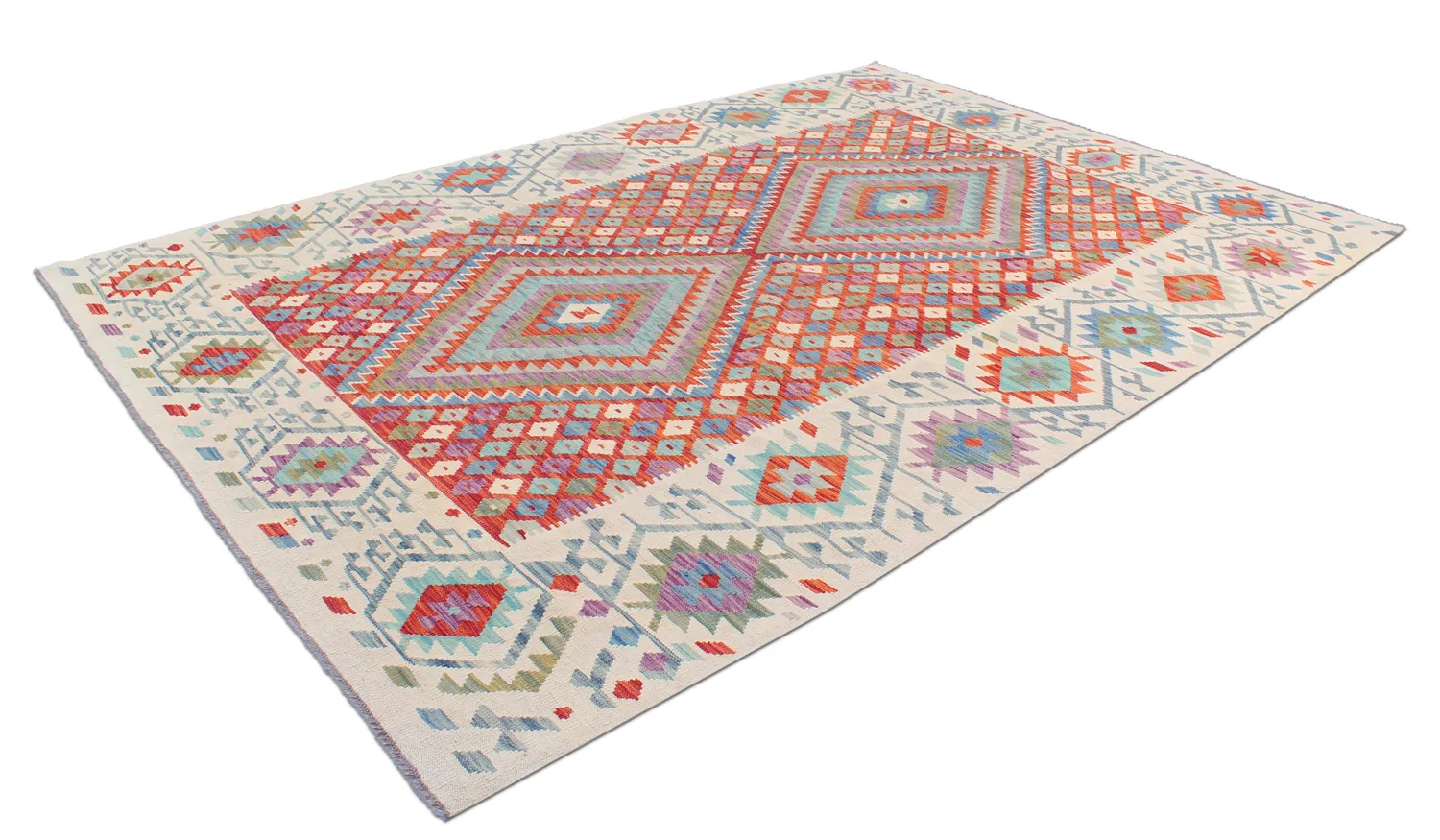 Orientalischer Kelim-Teppich 299 x 211 cm