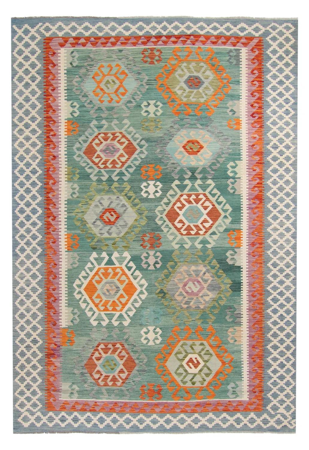 Orientalischer Kelim-Teppich 299 x 209 cm
