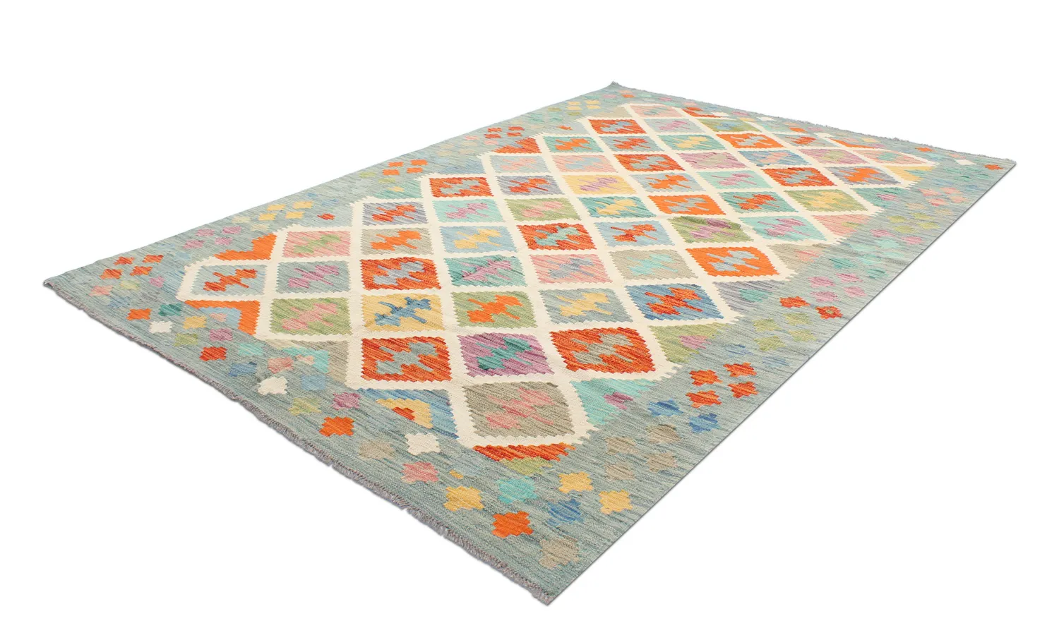 Orientalischer Kelim-Teppich 243 x 166 cm