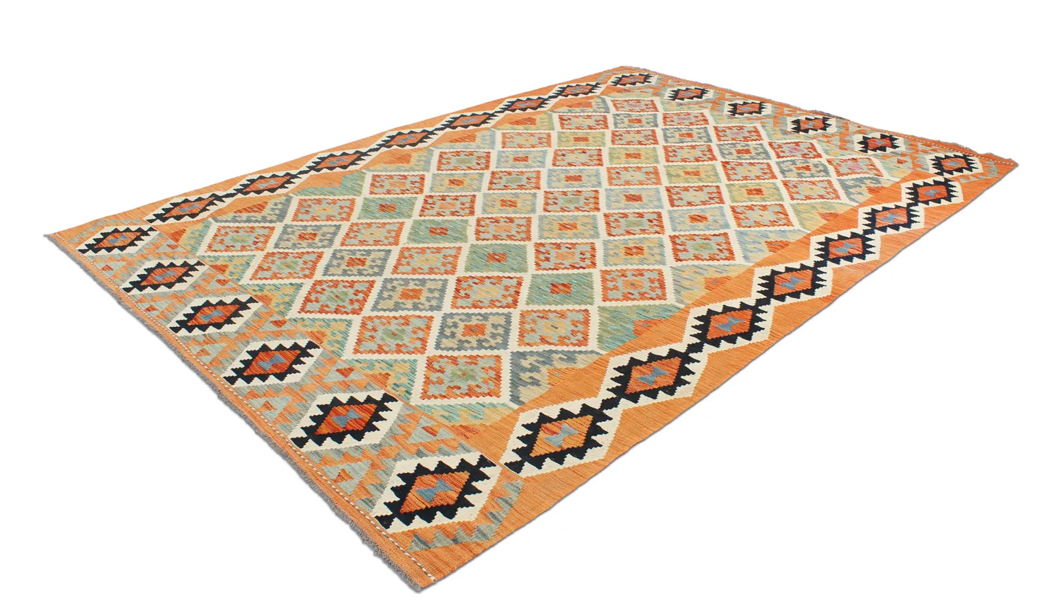 Orientalischer Kelim-Teppich 308 x 213 cm