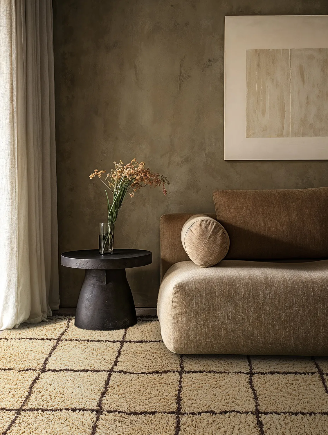 Hochflorteppiche - Lana Natural Cotton Shaggy (beige/braun)