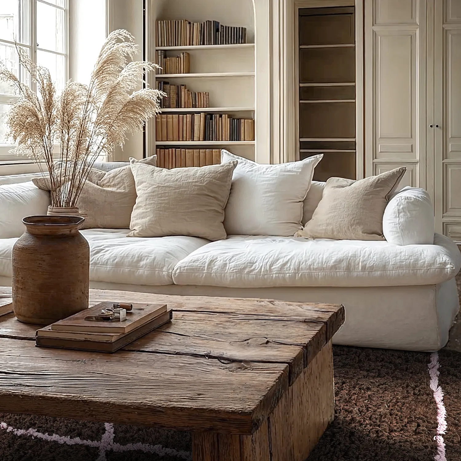 Hochflorteppiche - Lana Natural Cotton Shaggy (braun)