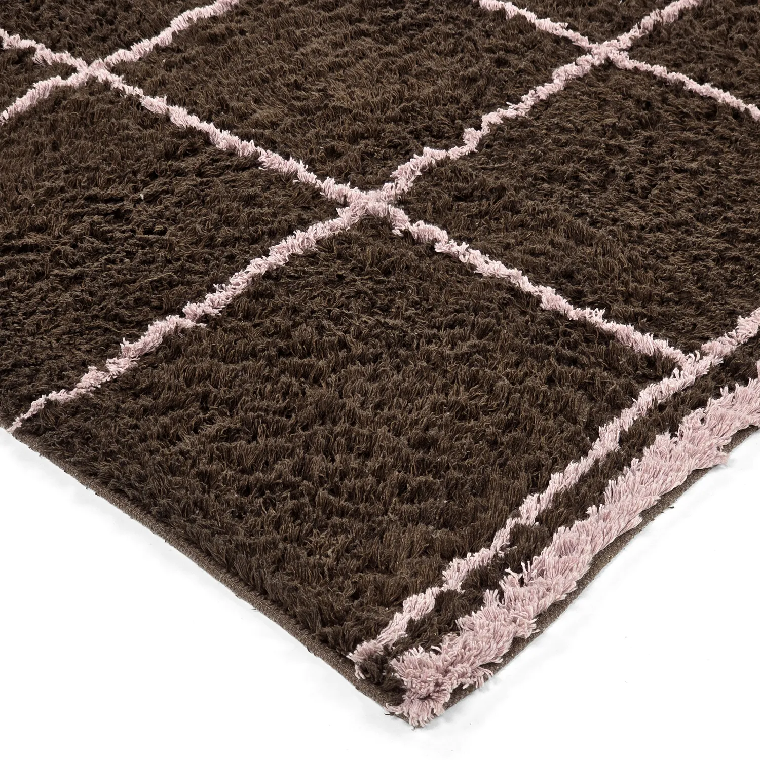 Hochflorteppiche - Lana Natural Cotton Shaggy (braun)