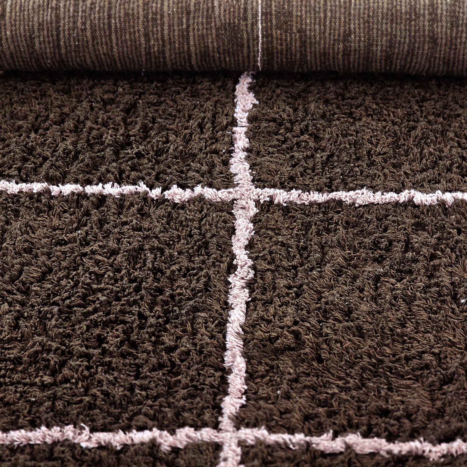 Hochflorteppiche - Lana Natural Cotton Shaggy (braun)