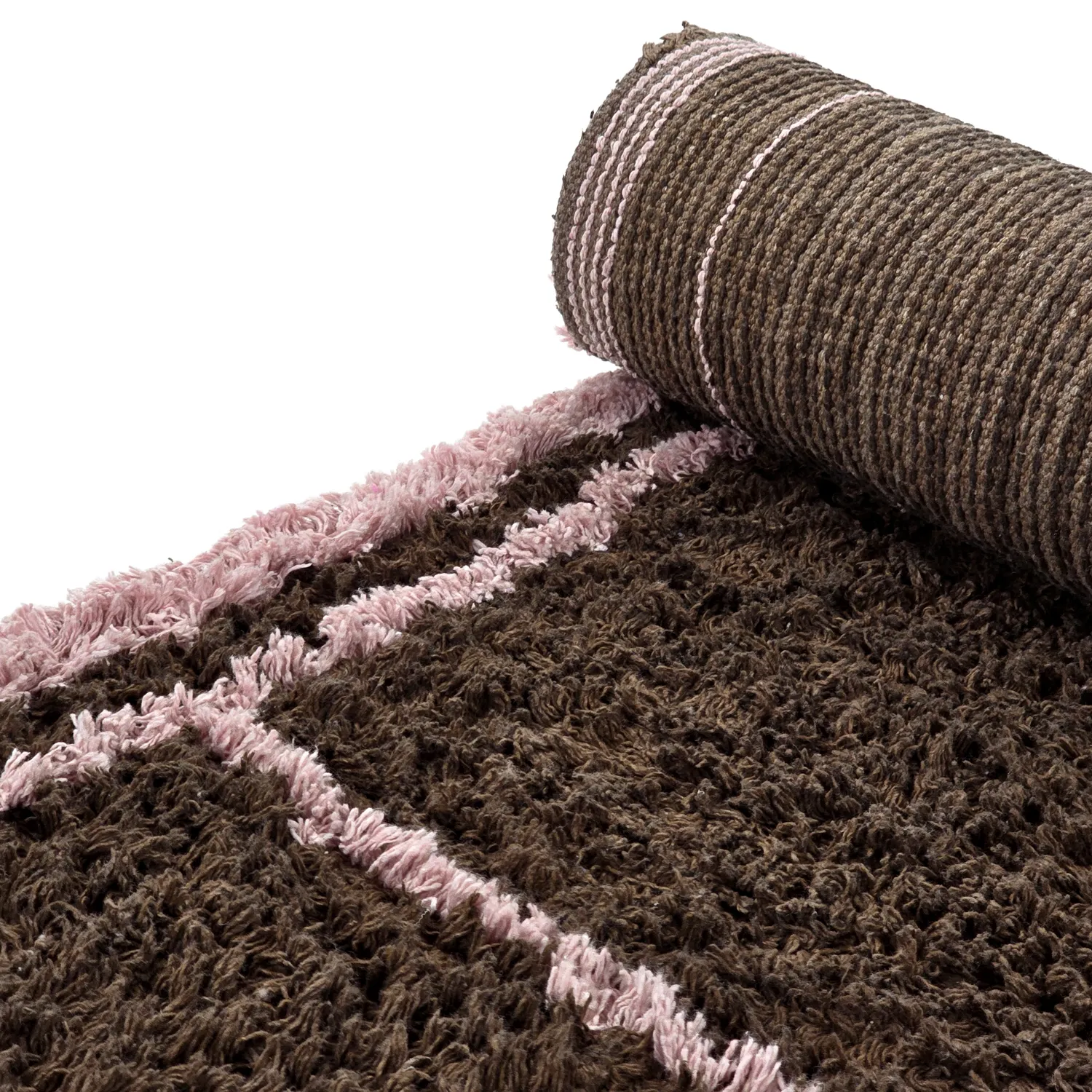 Hochflorteppiche - Lana Natural Cotton Shaggy (braun)