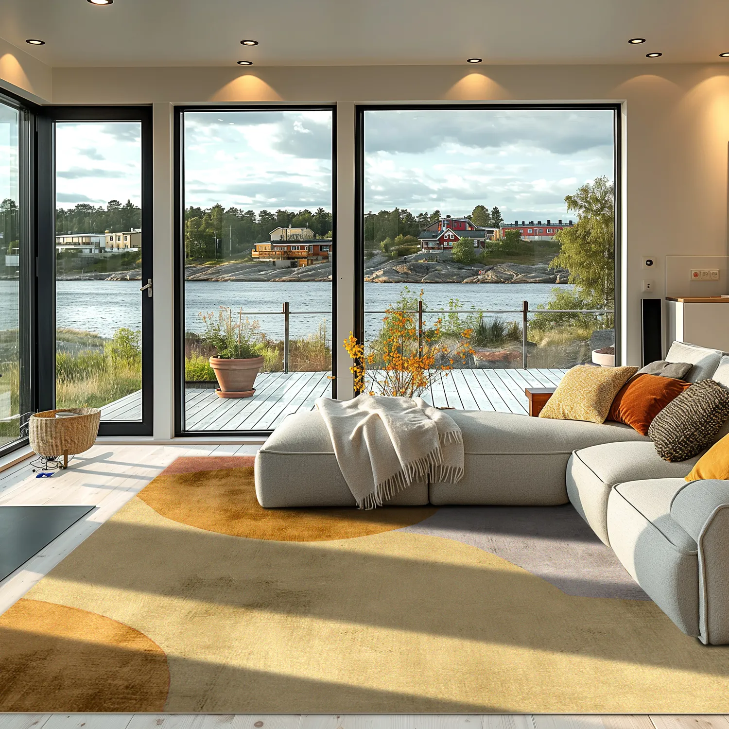 Wilton-Teppich - Lazio (gold)