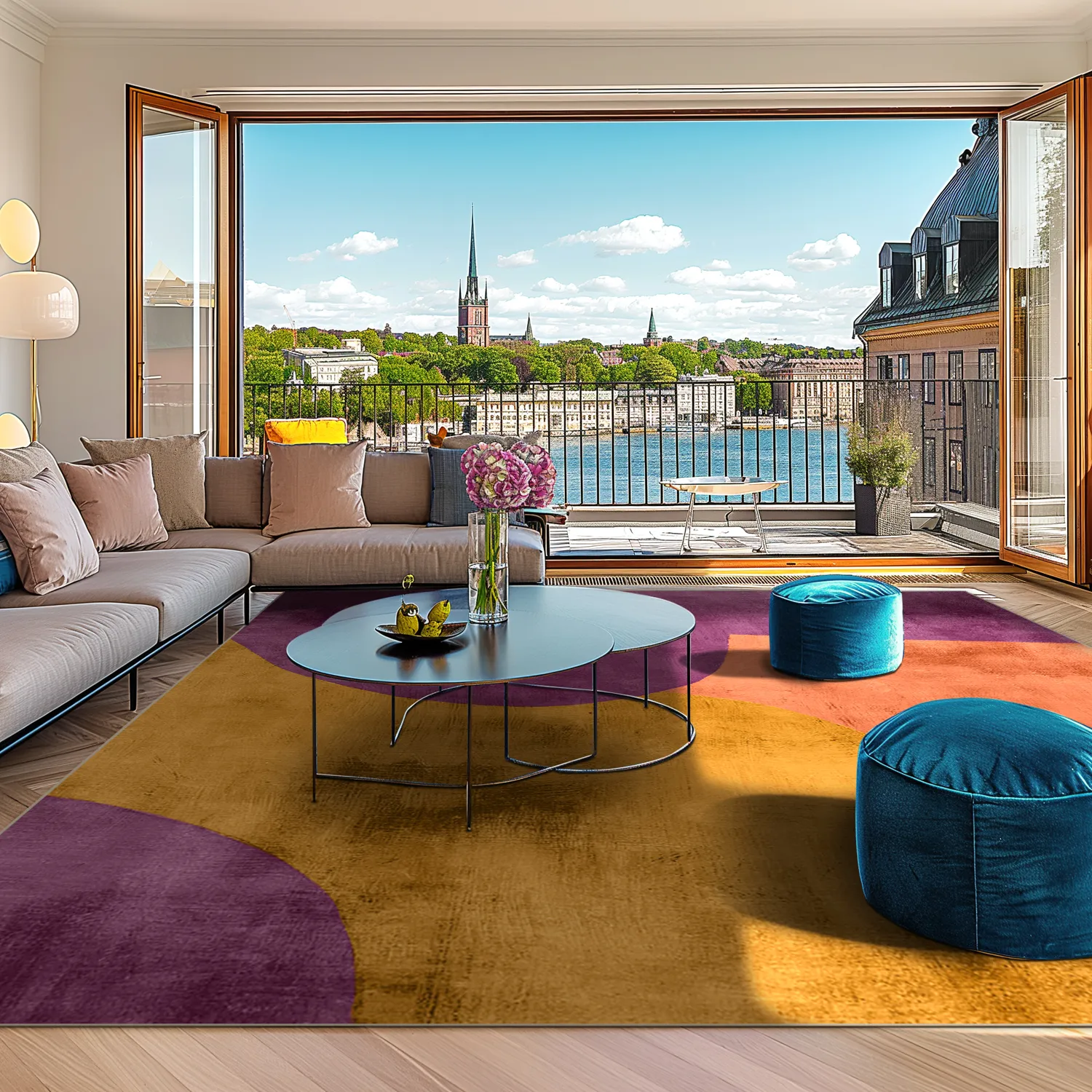 Wilton-Teppich - Lazio (lila)