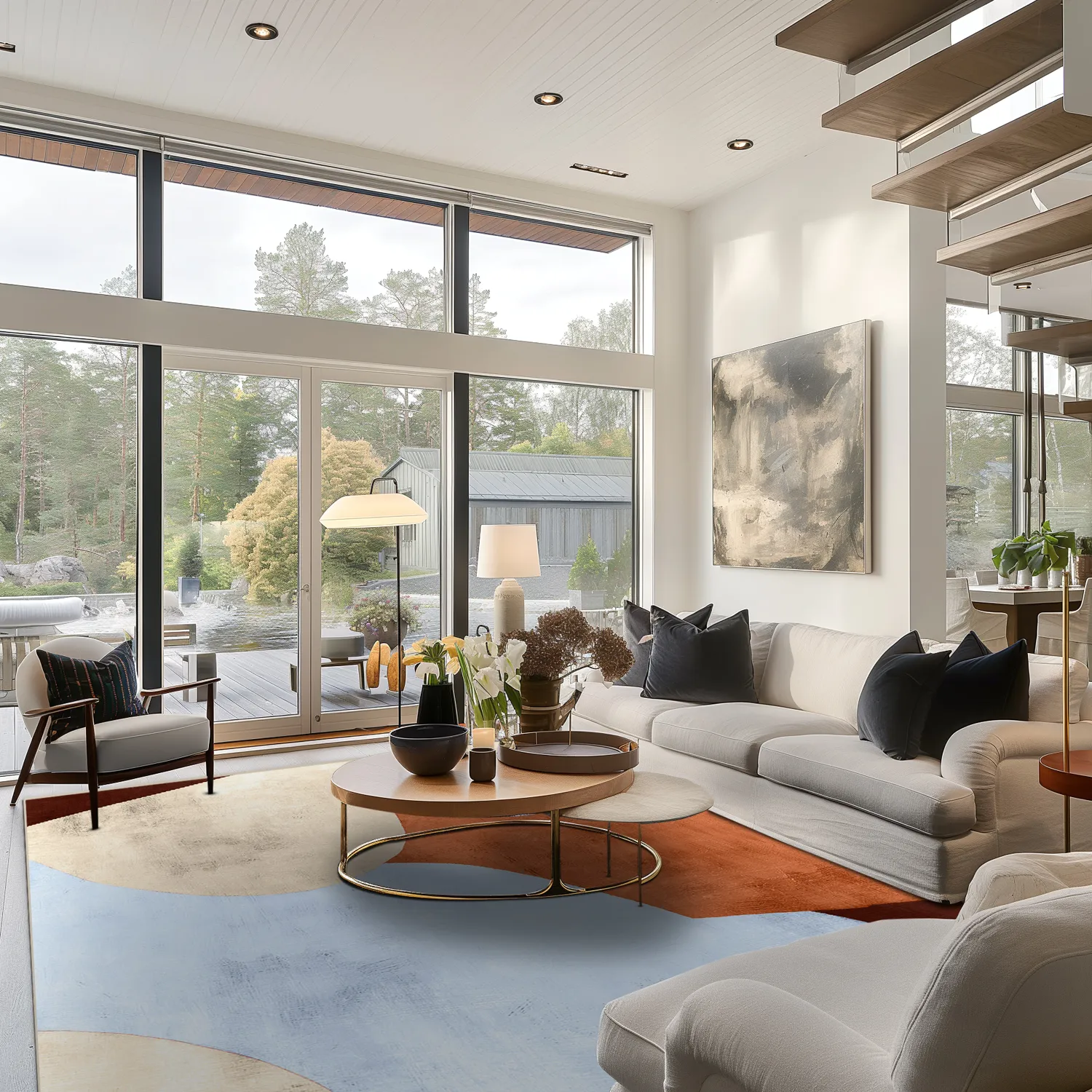 Wilton-Teppich - Lazio (hellblau)