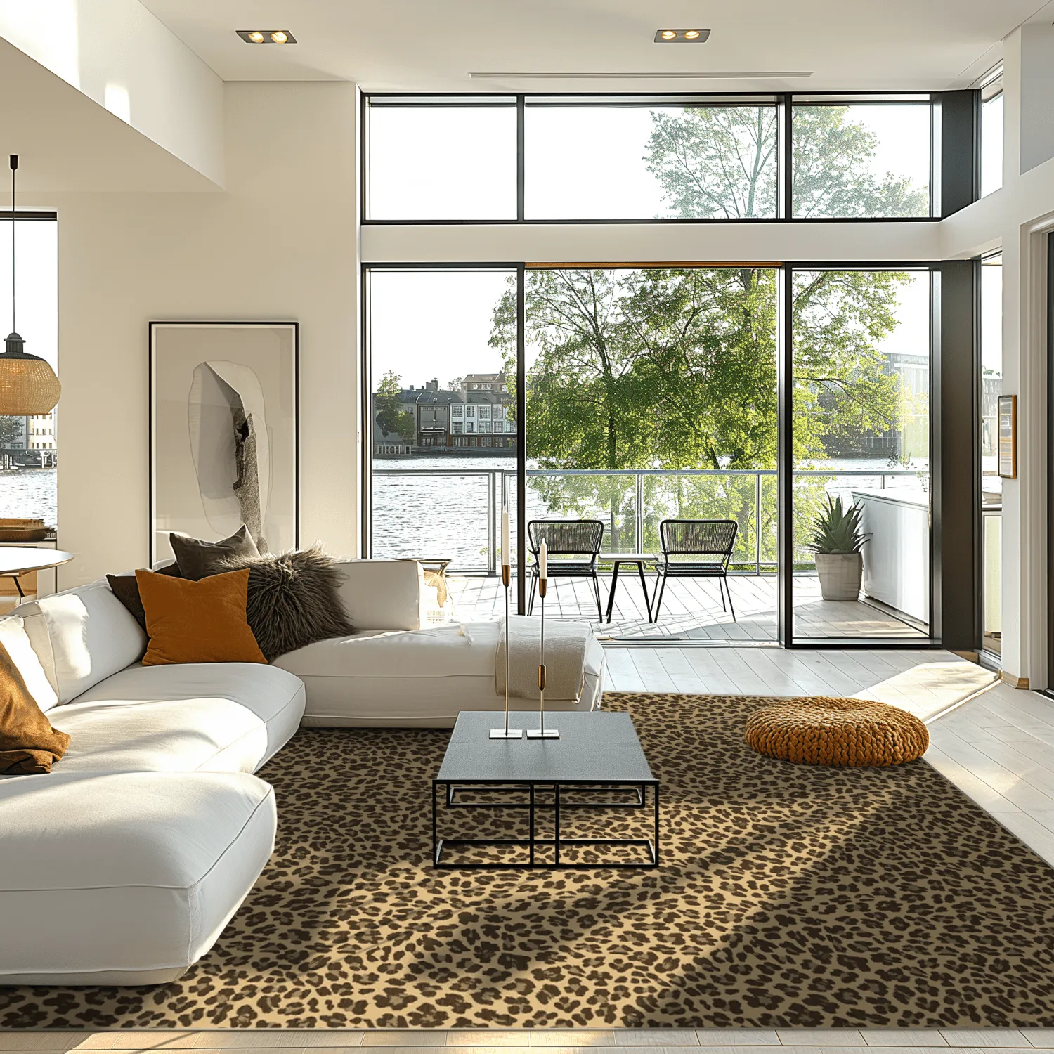 Wilton-Teppich - Leopard (braun)