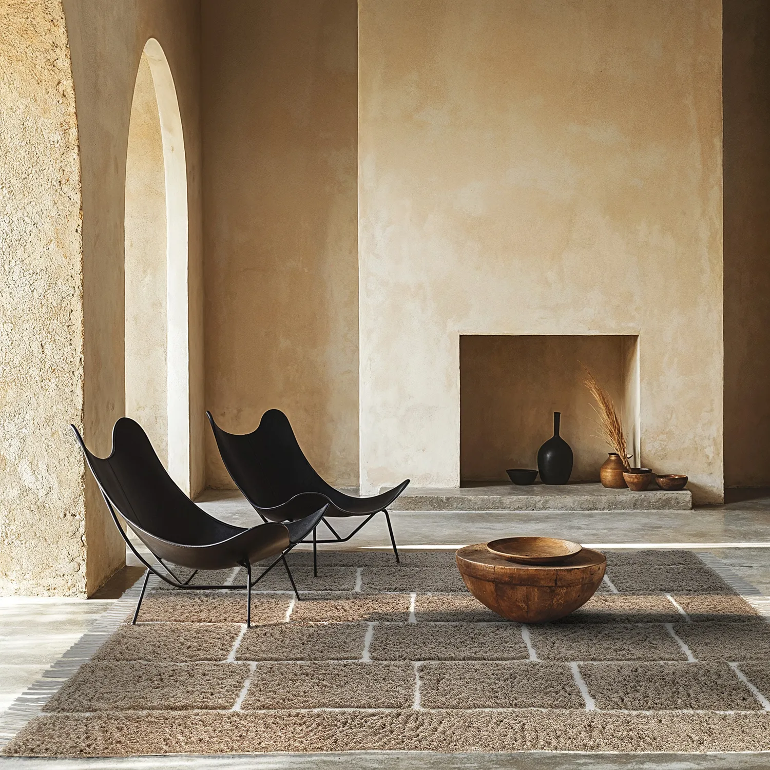 Tapis à poils longs - Lindley Natural Cotton Shaggy (taupe/siva)