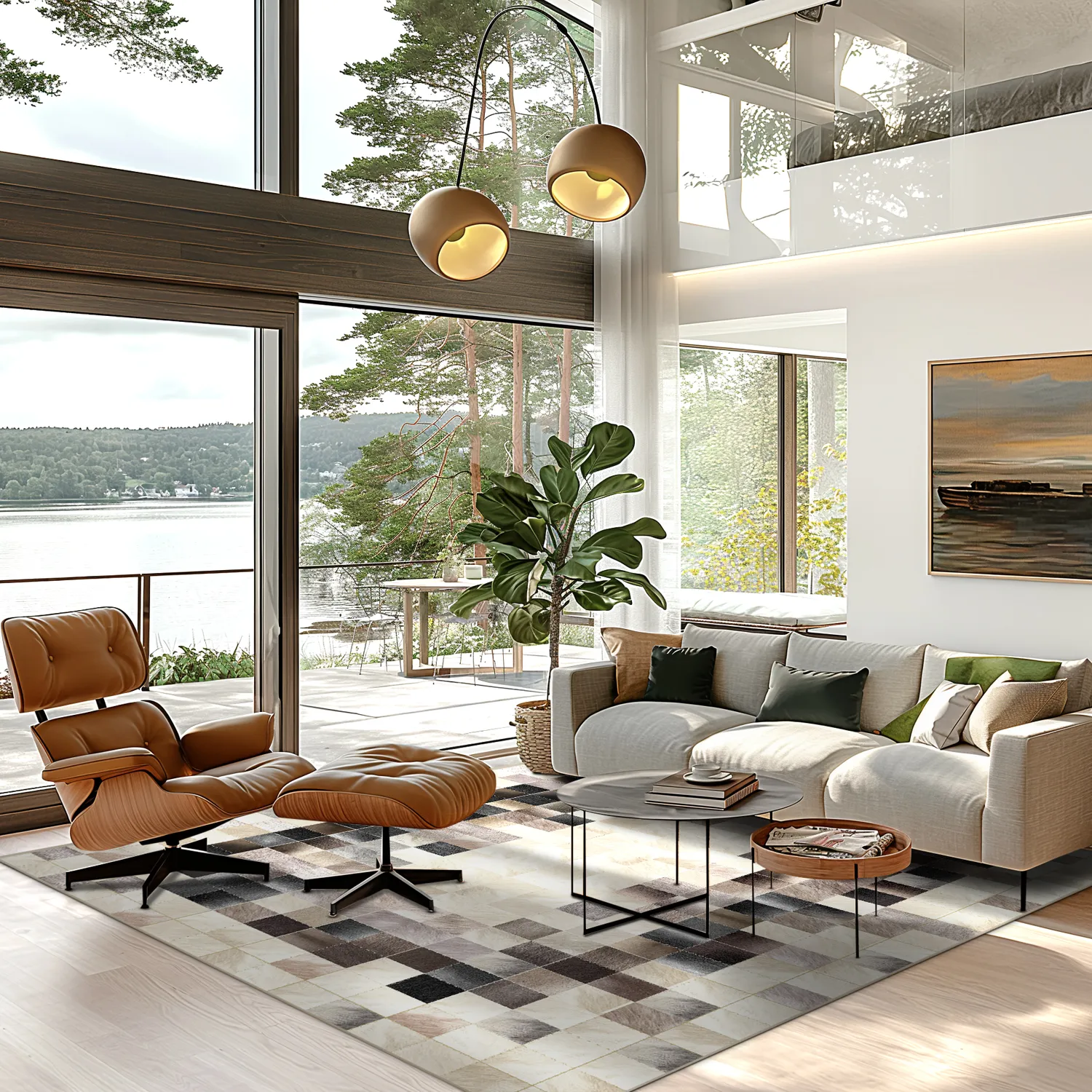 Wilton-Teppich - Livada (weiß/bunt)