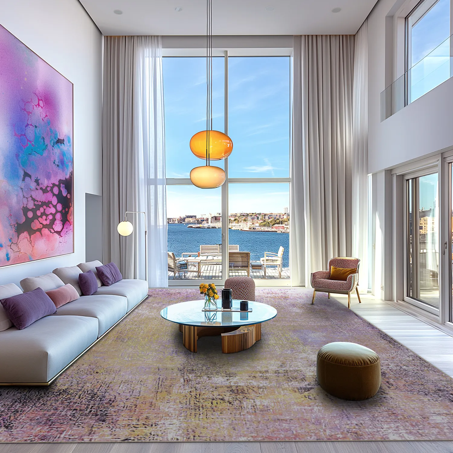 Wilton-Teppich - Loures (violett)