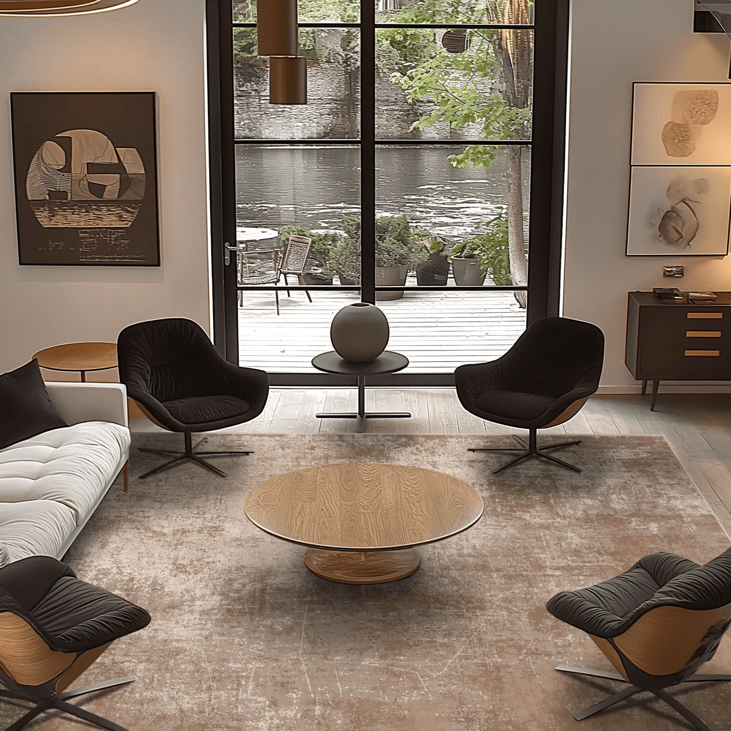 Wilton-Teppich - Lynton (braun)