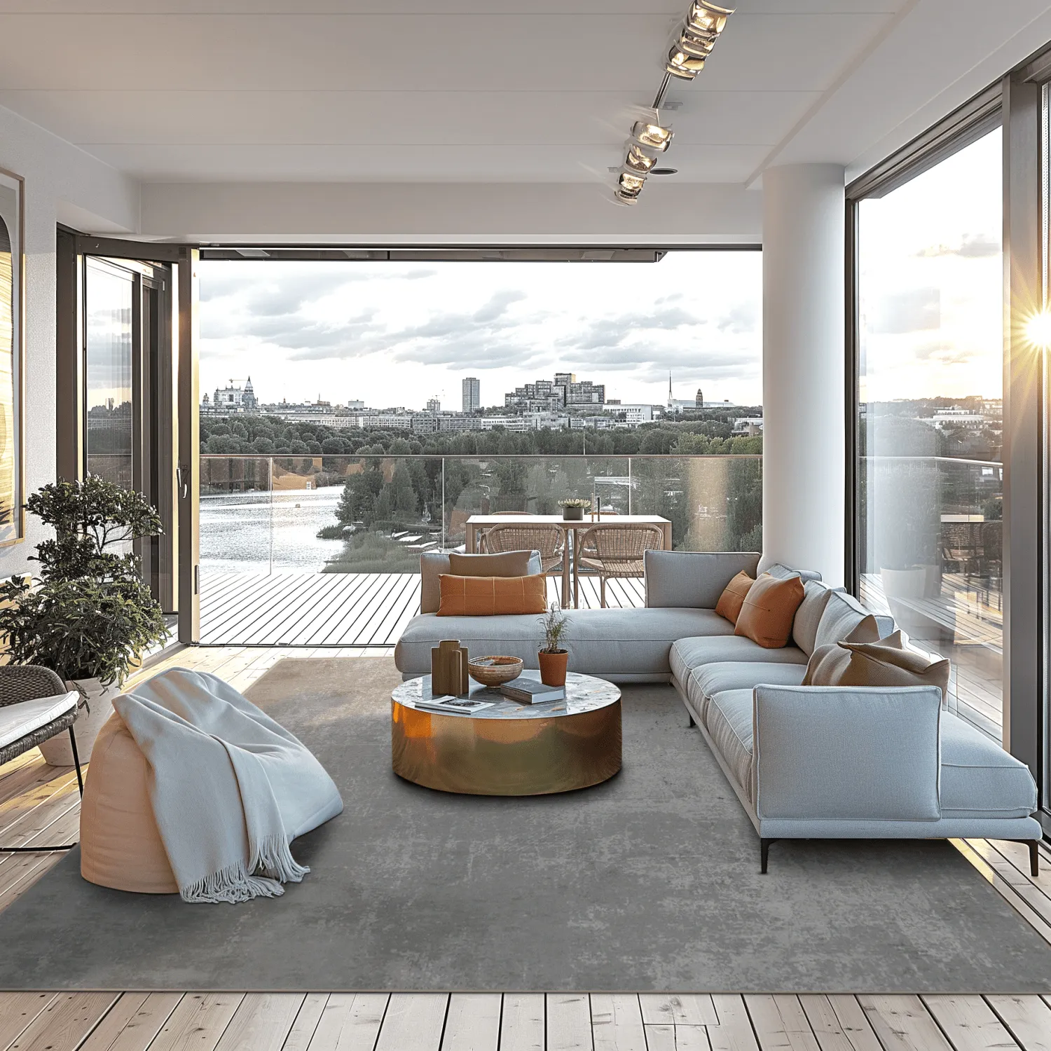 Wilton-Teppich - Lynton (grau)