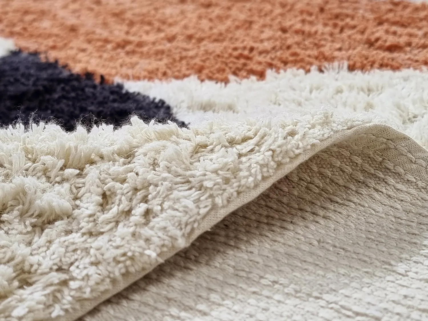 Runde Teppiche - Mantona Natural Cotton Shaggy (multi)