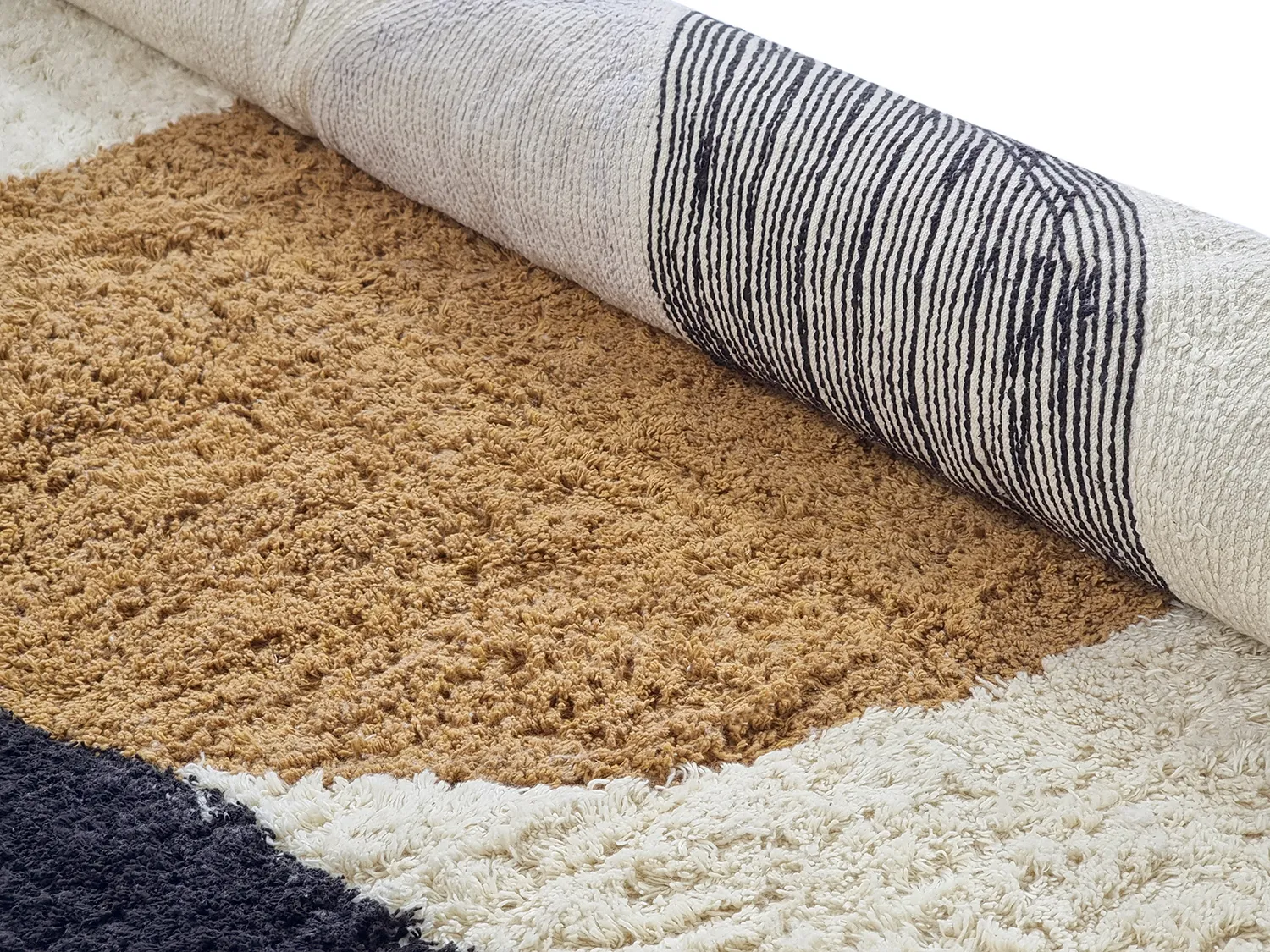 Runde Teppiche - Mantona Natural Cotton Shaggy (multi)