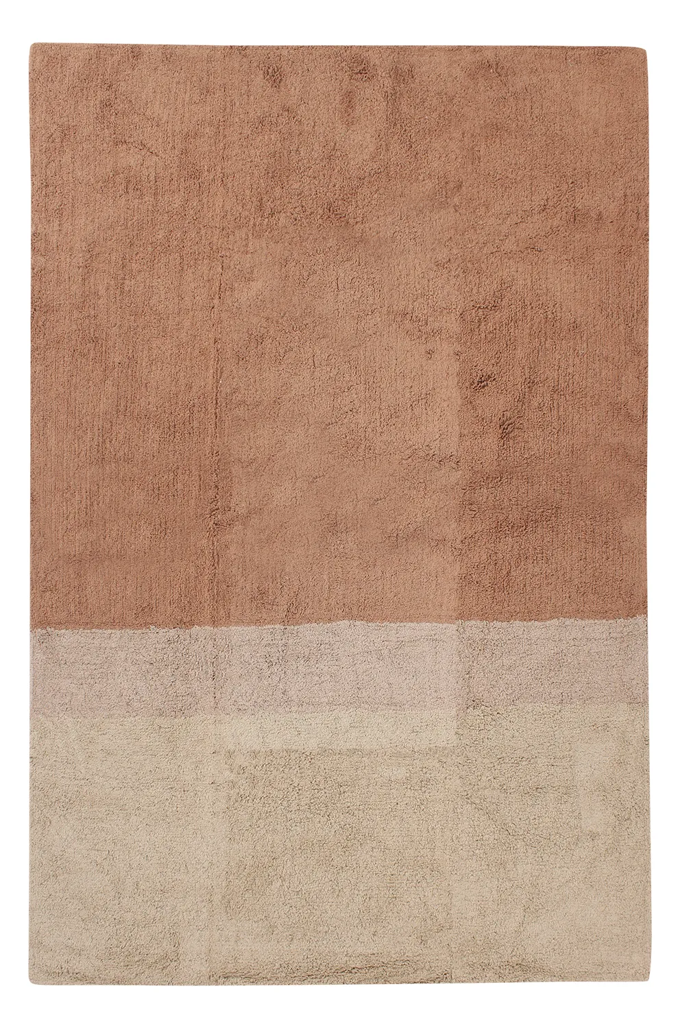 Hochflorteppiche - Mareto Natural Cotton Shaggy (braun)