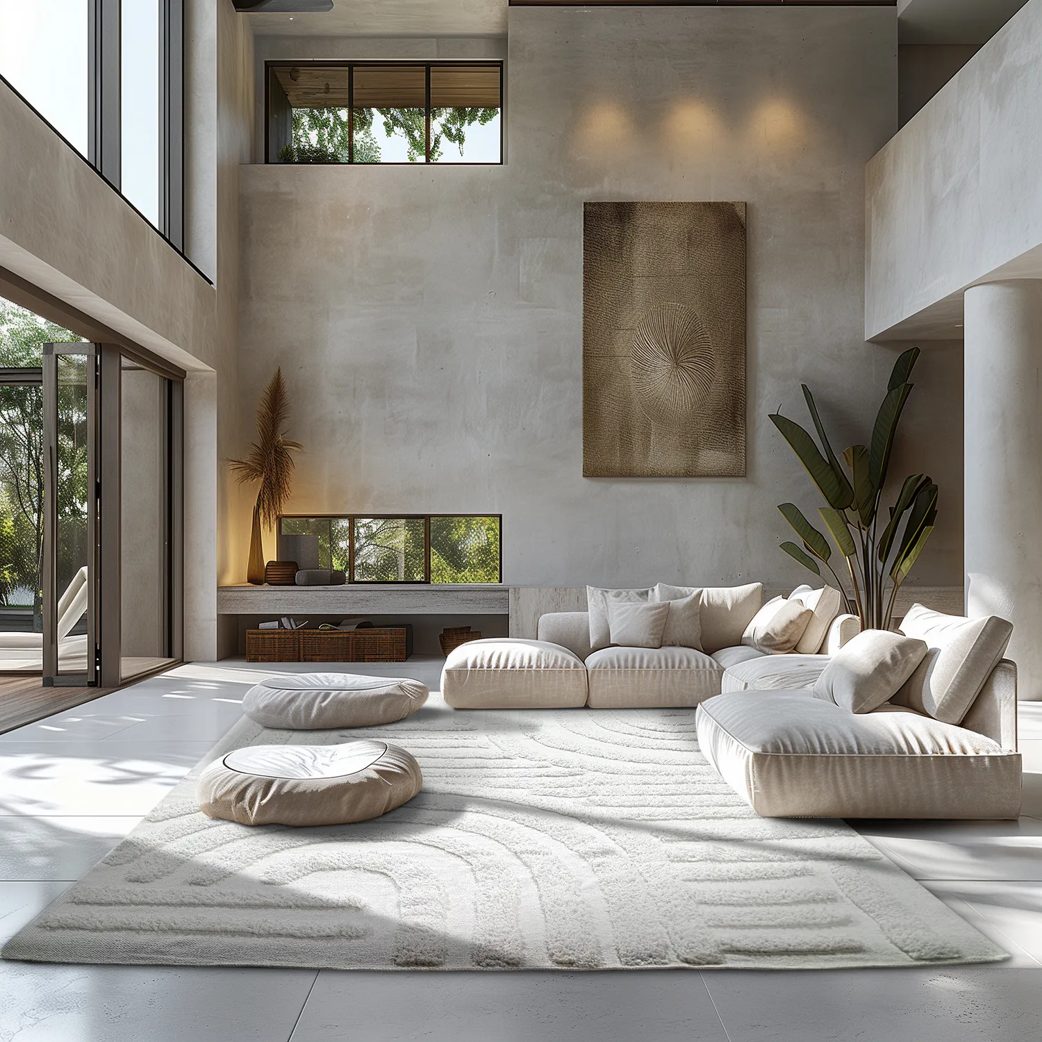 Hochflorteppiche - Margo Natural Cotton Shaggy (offwhite)