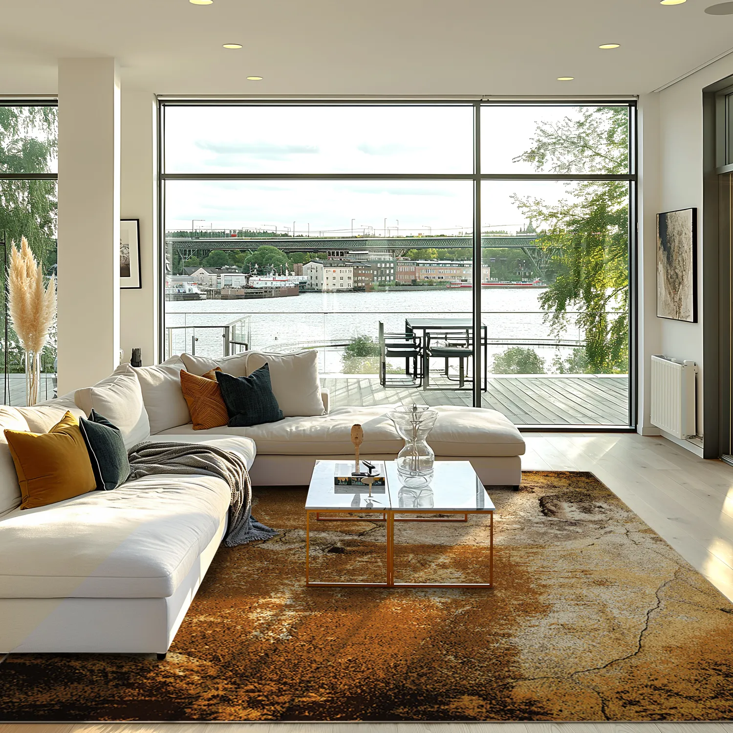 Wilton-Teppich - Olivera (braun)