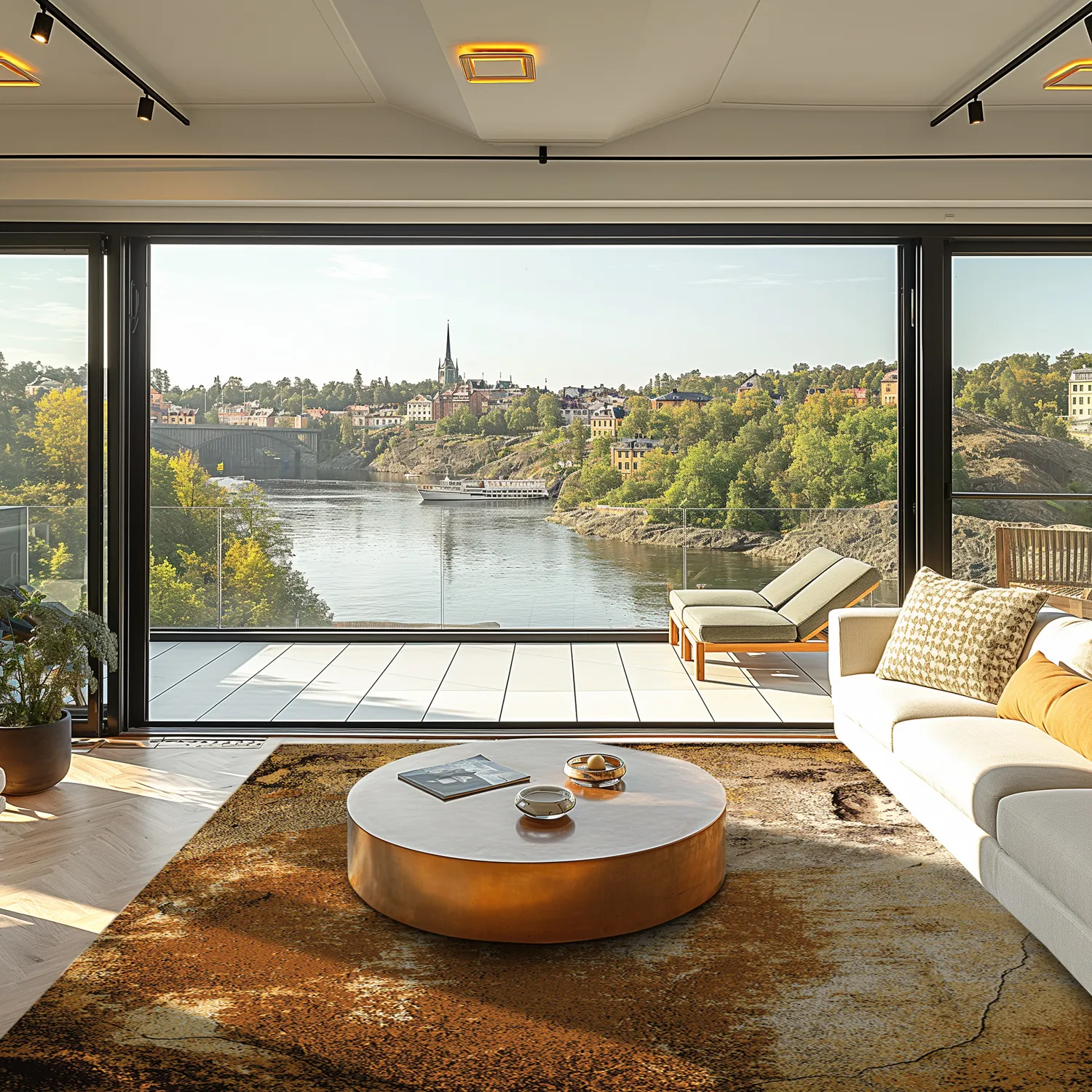 Wilton-Teppich - Olivera (braun)