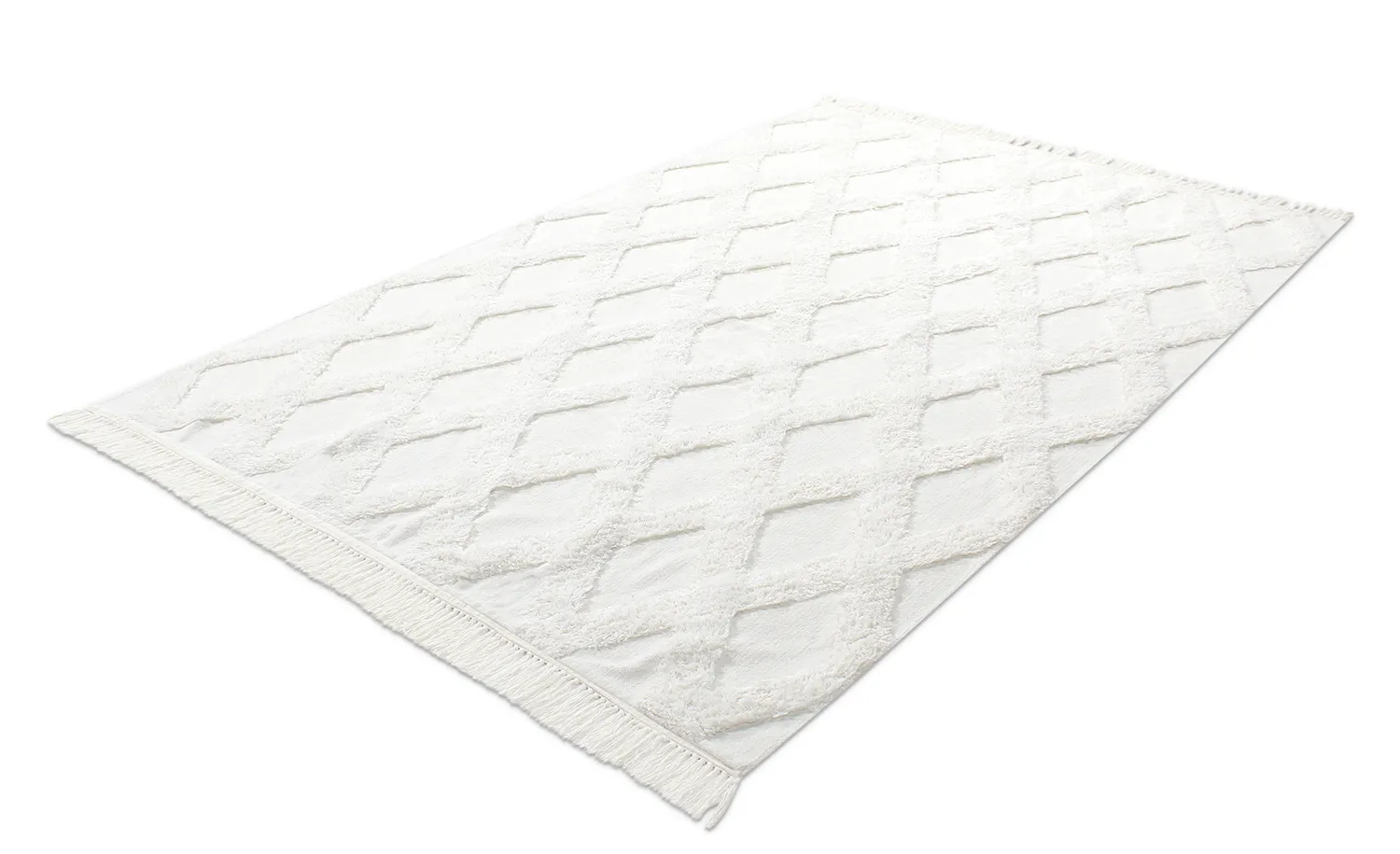 Hochflorteppiche - Pamplona Natural Cotton Shaggy (offwhite)