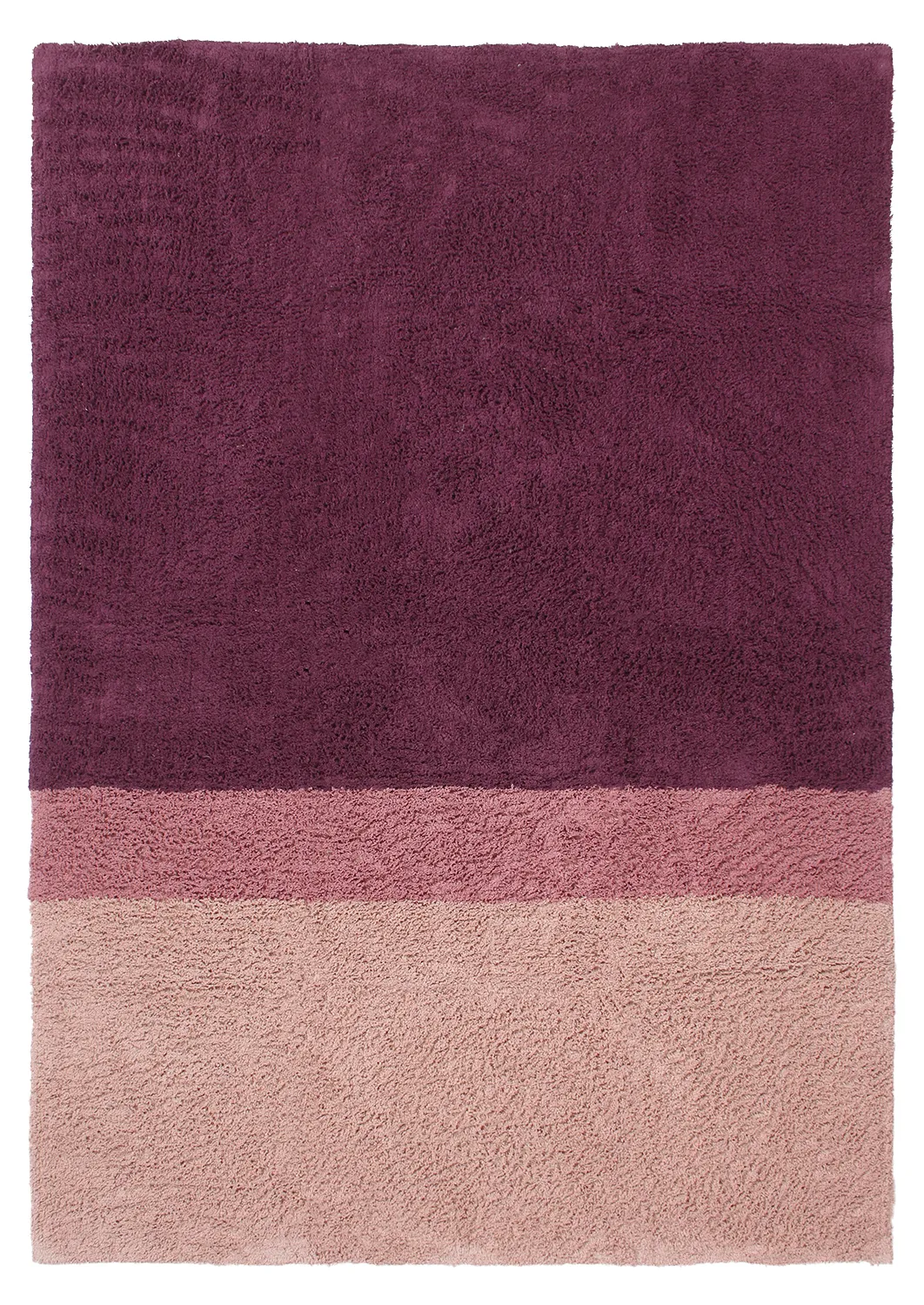Hochflorteppiche - Pione Natural Cotton Shaggy (rosa)