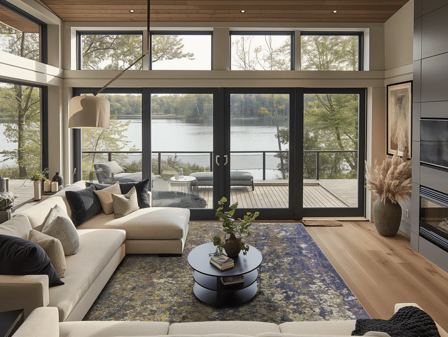 Tapis Wilton - Rey (bleu/multicolore)