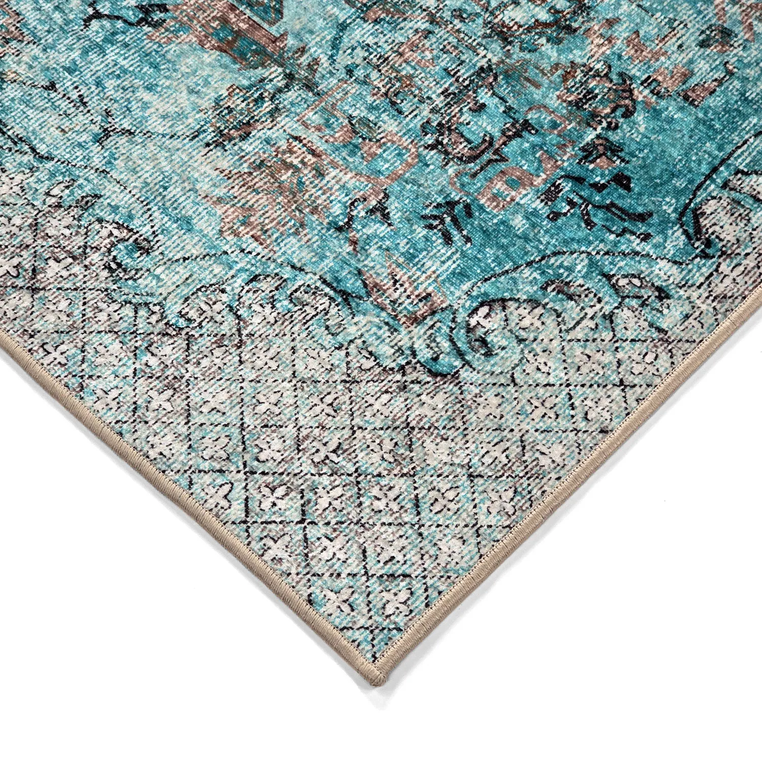 Tapis Wilton - Rosalie (bleu)