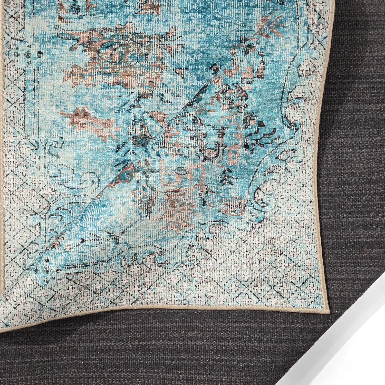 Tapis Wilton - Rosalie (bleu)